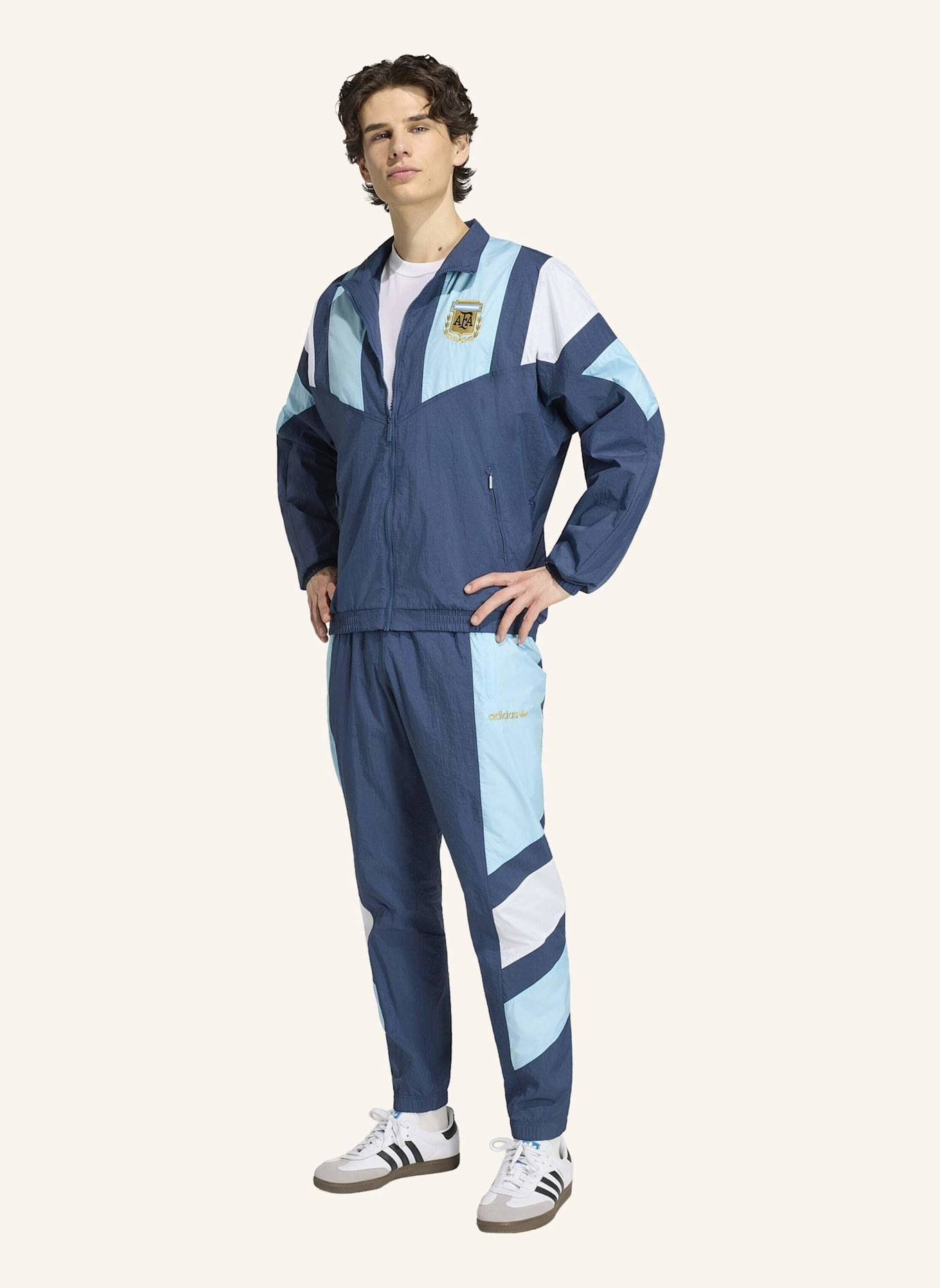 adidas ARGENTINIEN EQT TRAININGSJACKE: BLAU