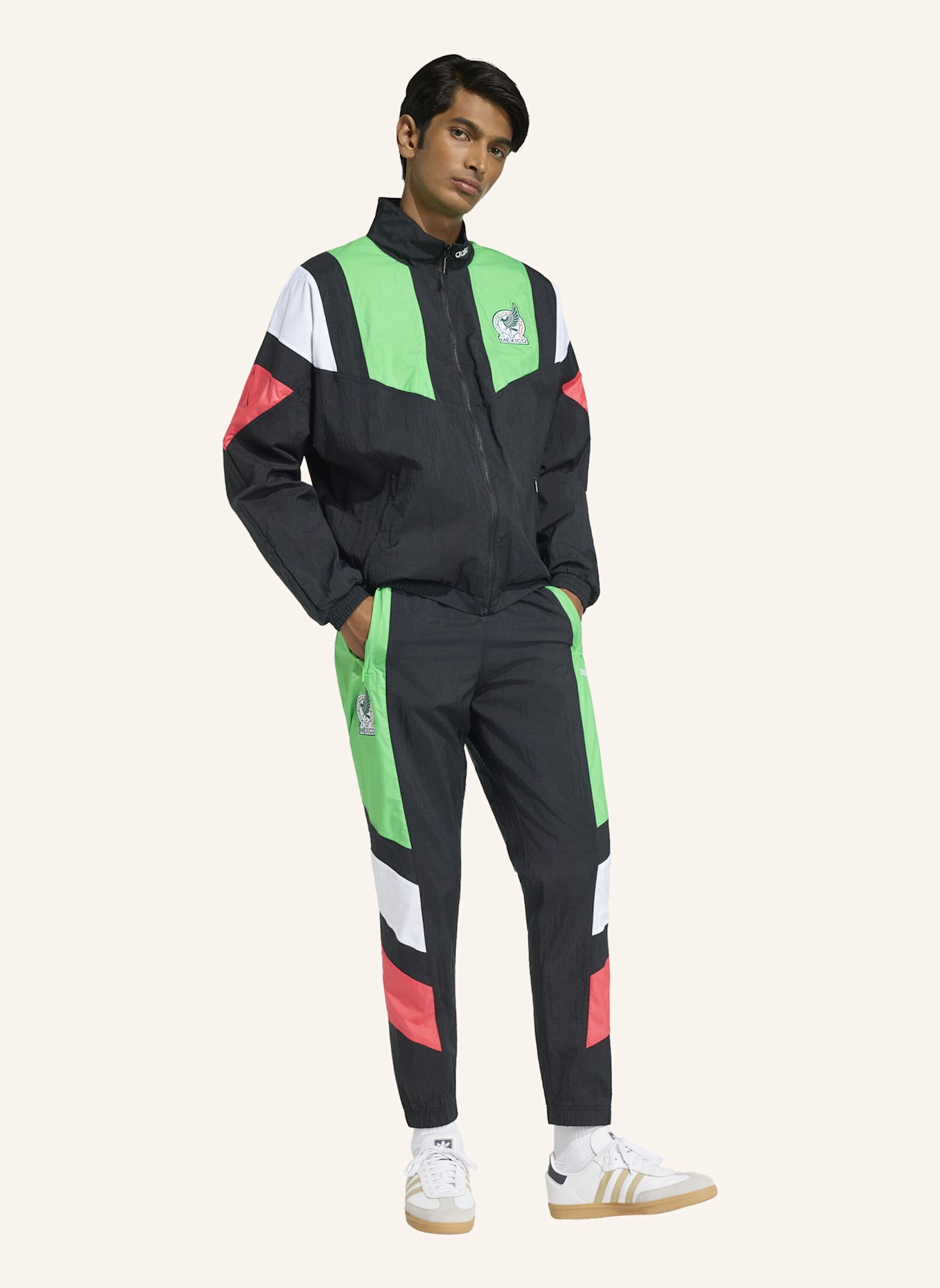 adidas MEXIKO EQT TRACK TOP: SCHWARZ