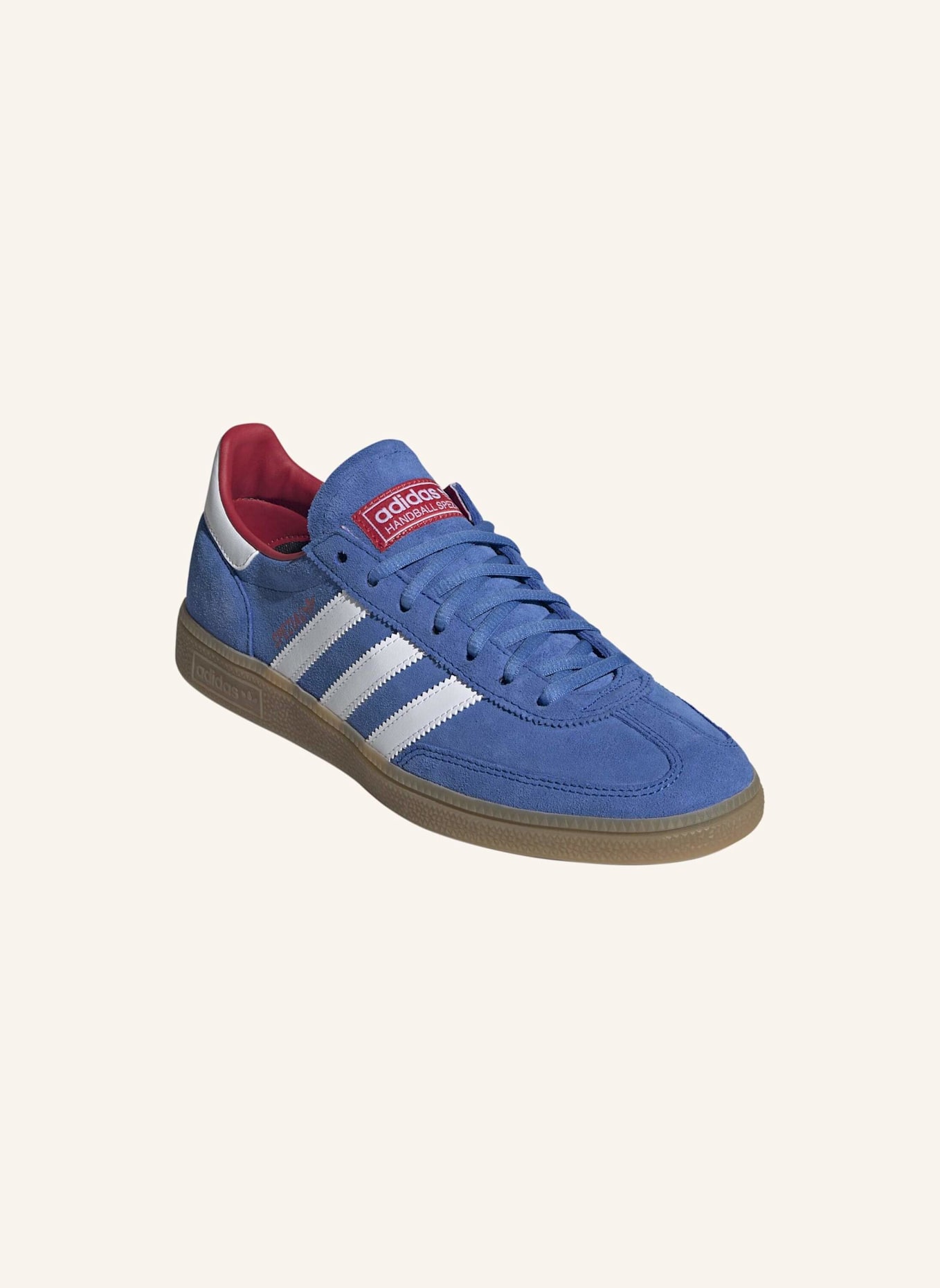 adidas MANCHESTER UNITED HANDBALL SPEZIAL SCHUH: BLAU/ WEISS/ ROT