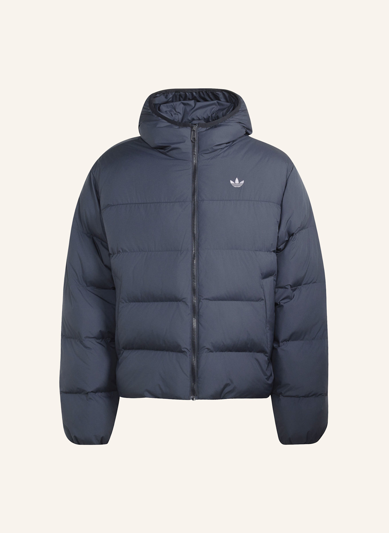 adidas Originals REGENJACKE, KAPUZE: GRAU