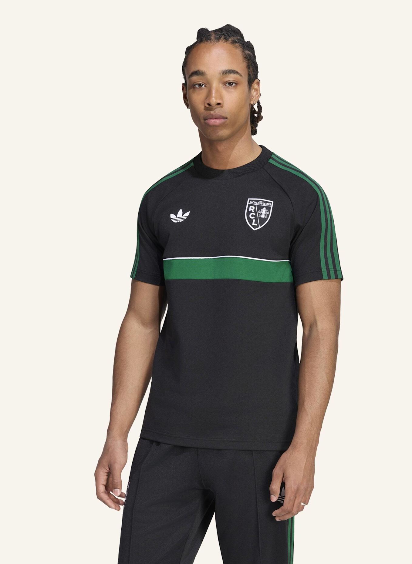 adidas RC LENS ORIGINALS TRIKOT: SCHWARZ