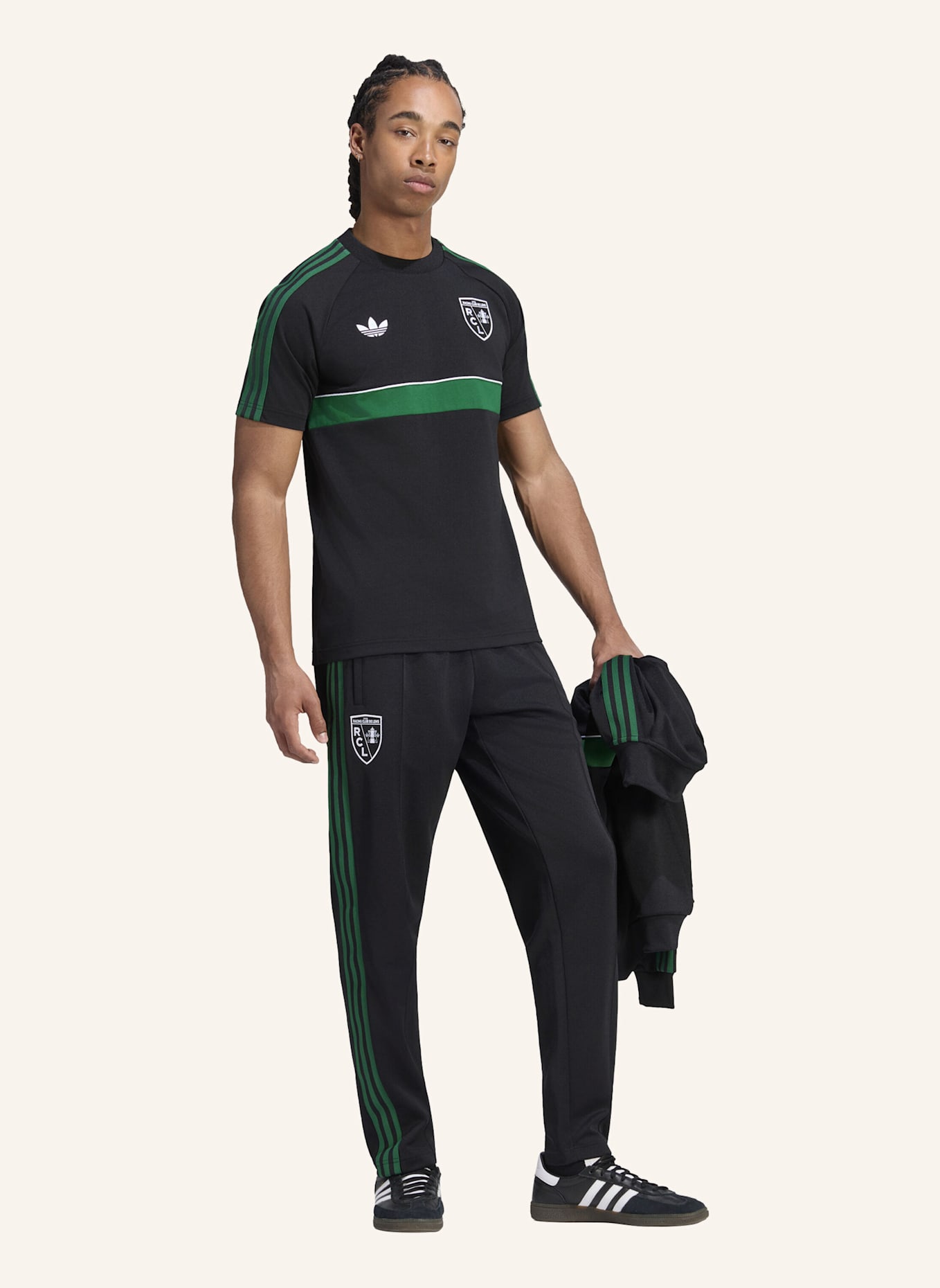 adidas RC LENS ORIGINALS TRIKOT: SCHWARZ