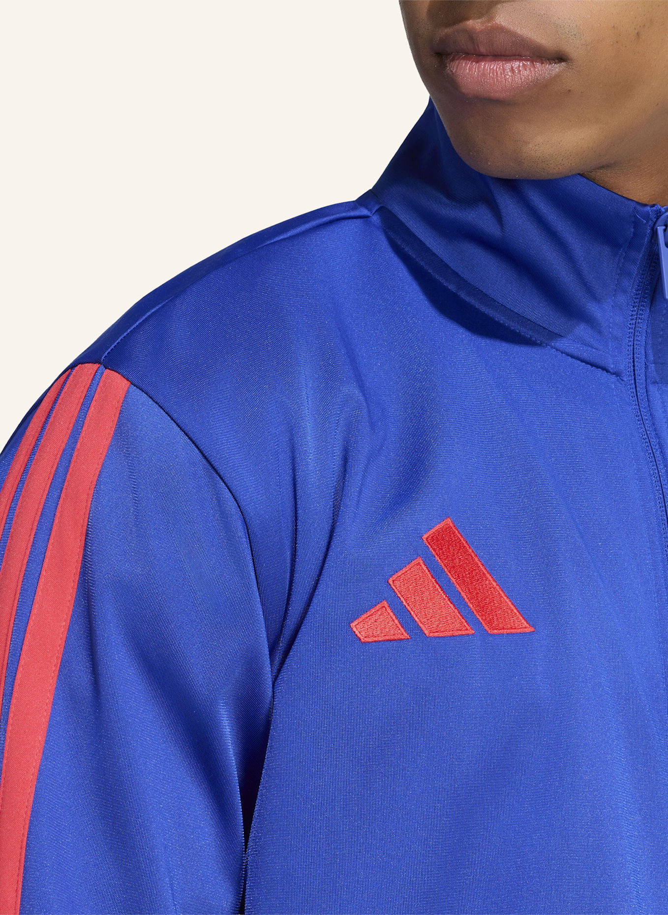adidas OLYMPIQUE LYON DNA TRAININGSJACKE: BLAU
