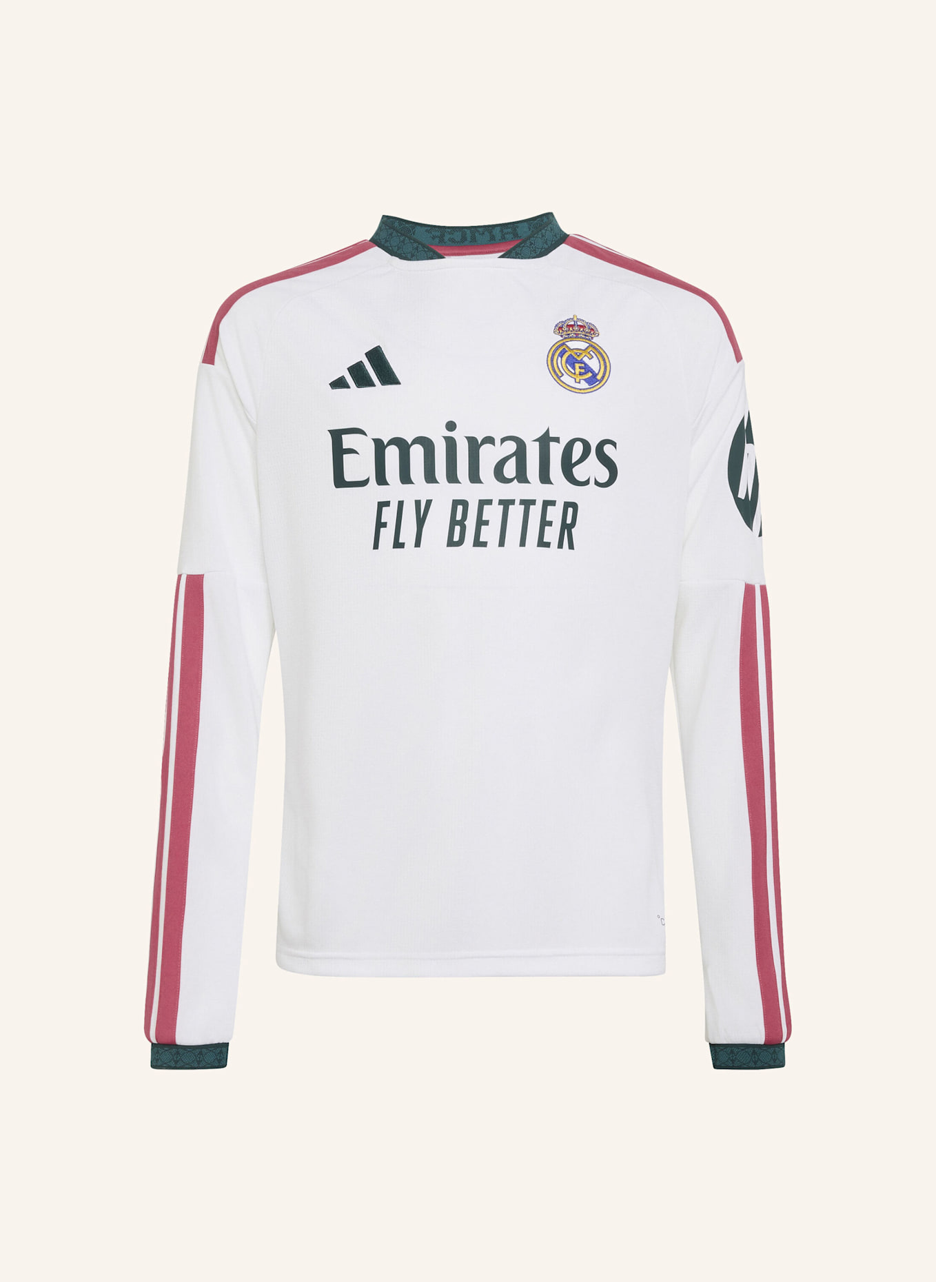adidas REAL MADRID 26/27 KIDS HEIMTRIKOT, LANGÄRMELIG: WEISS