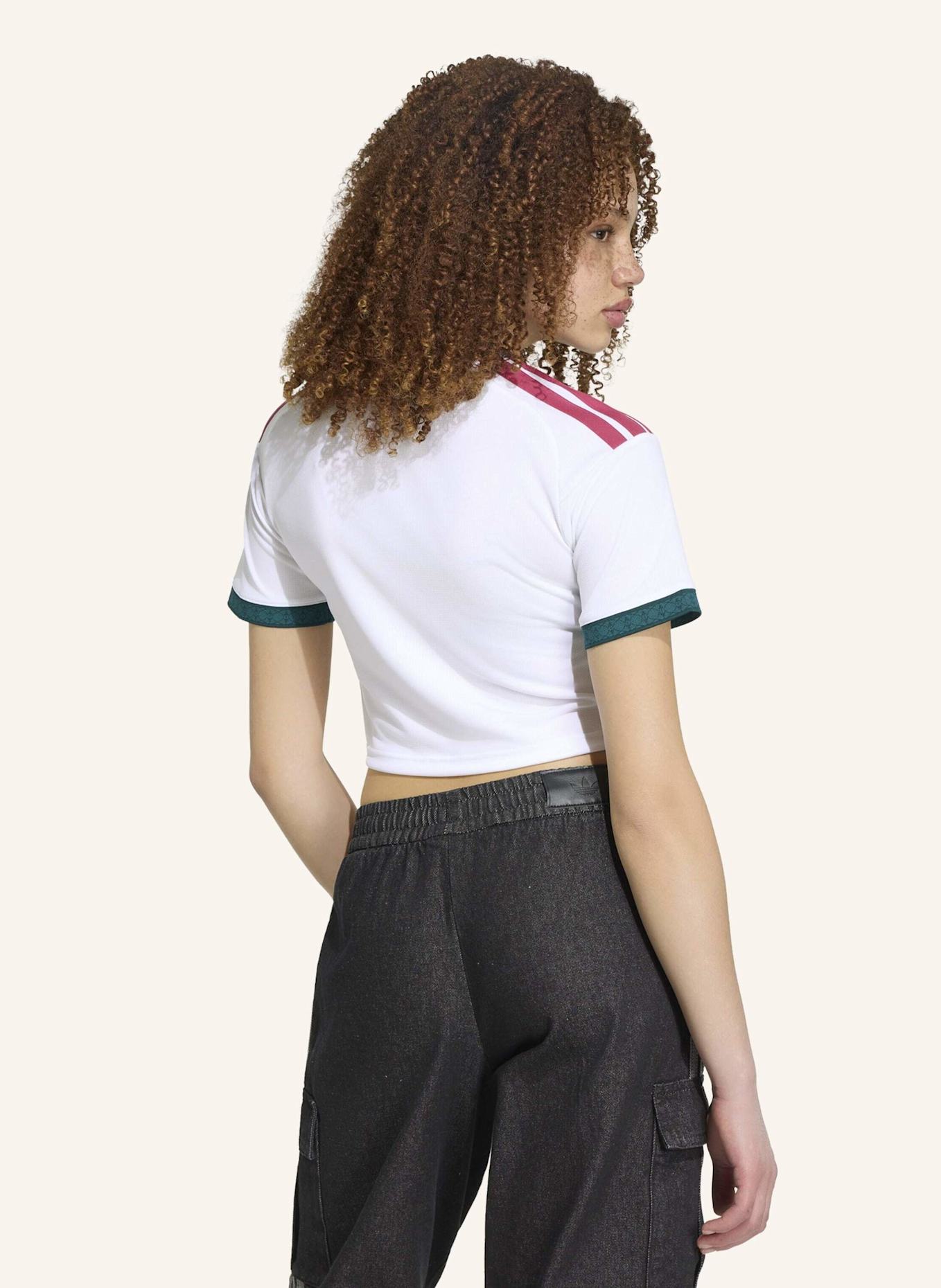 adidas REAL MADRID 26/27 CROPPED HEIMTRIKOT: WEISS
