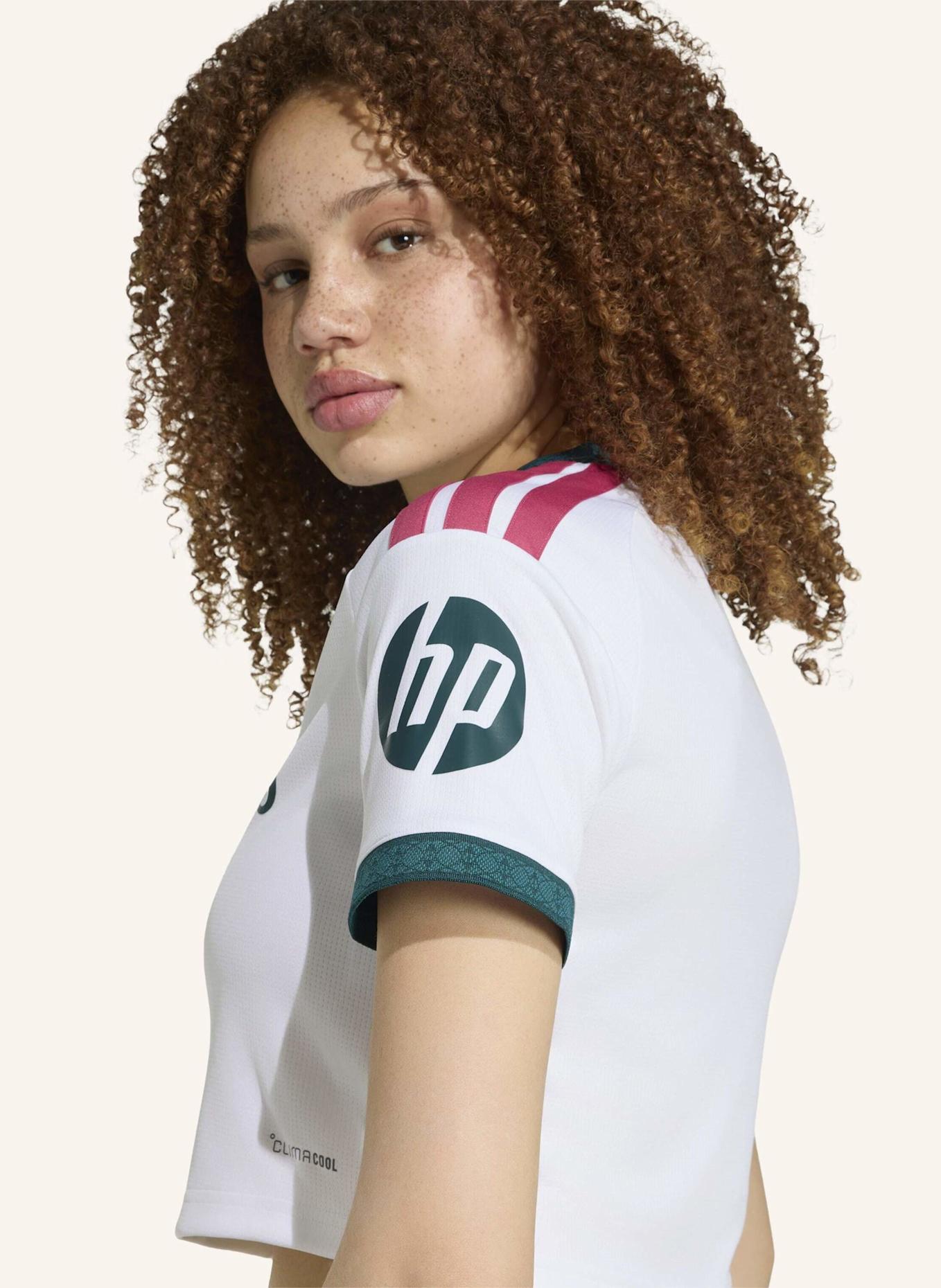 adidas REAL MADRID 26/27 CROPPED HEIMTRIKOT: WEISS