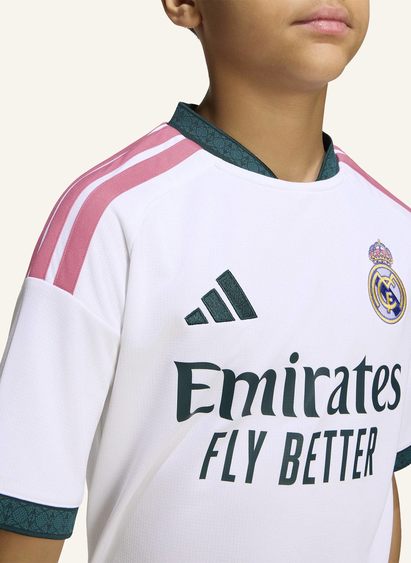 adidas REAL MADRID 26/27 KIDS HEIMAUSRÜSTUNG: WEISS