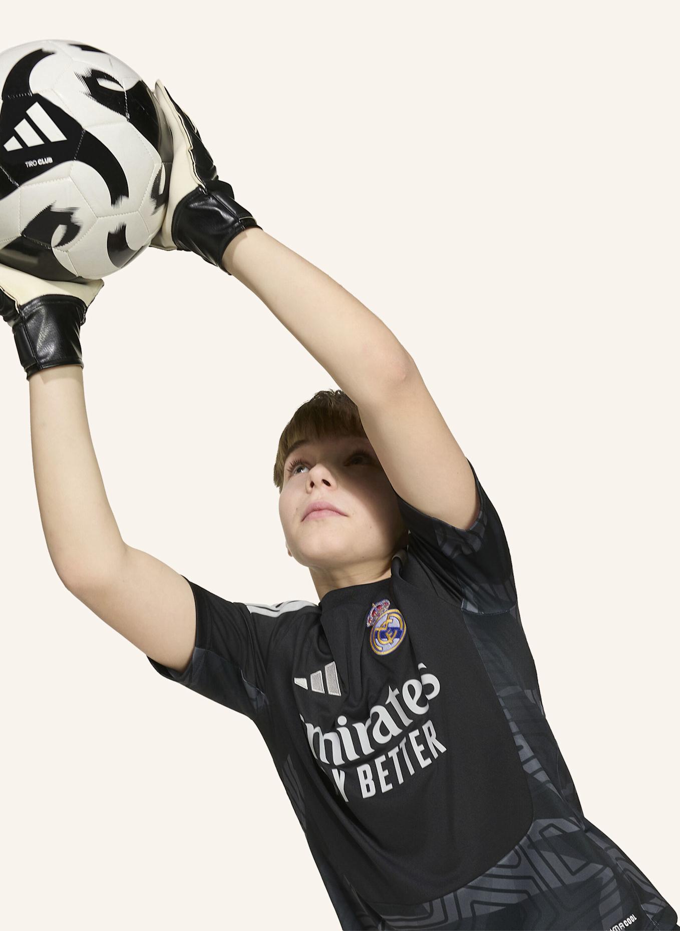 adidas REAL MADRID 26/27 KIDS TORWART-HEIMTRIKOT: SCHWARZ