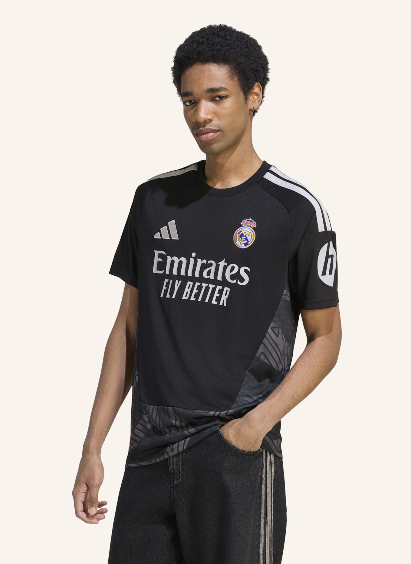 adidas REAL MADRID 26/27 TORWART-HEIMTRIKOT: SCHWARZ