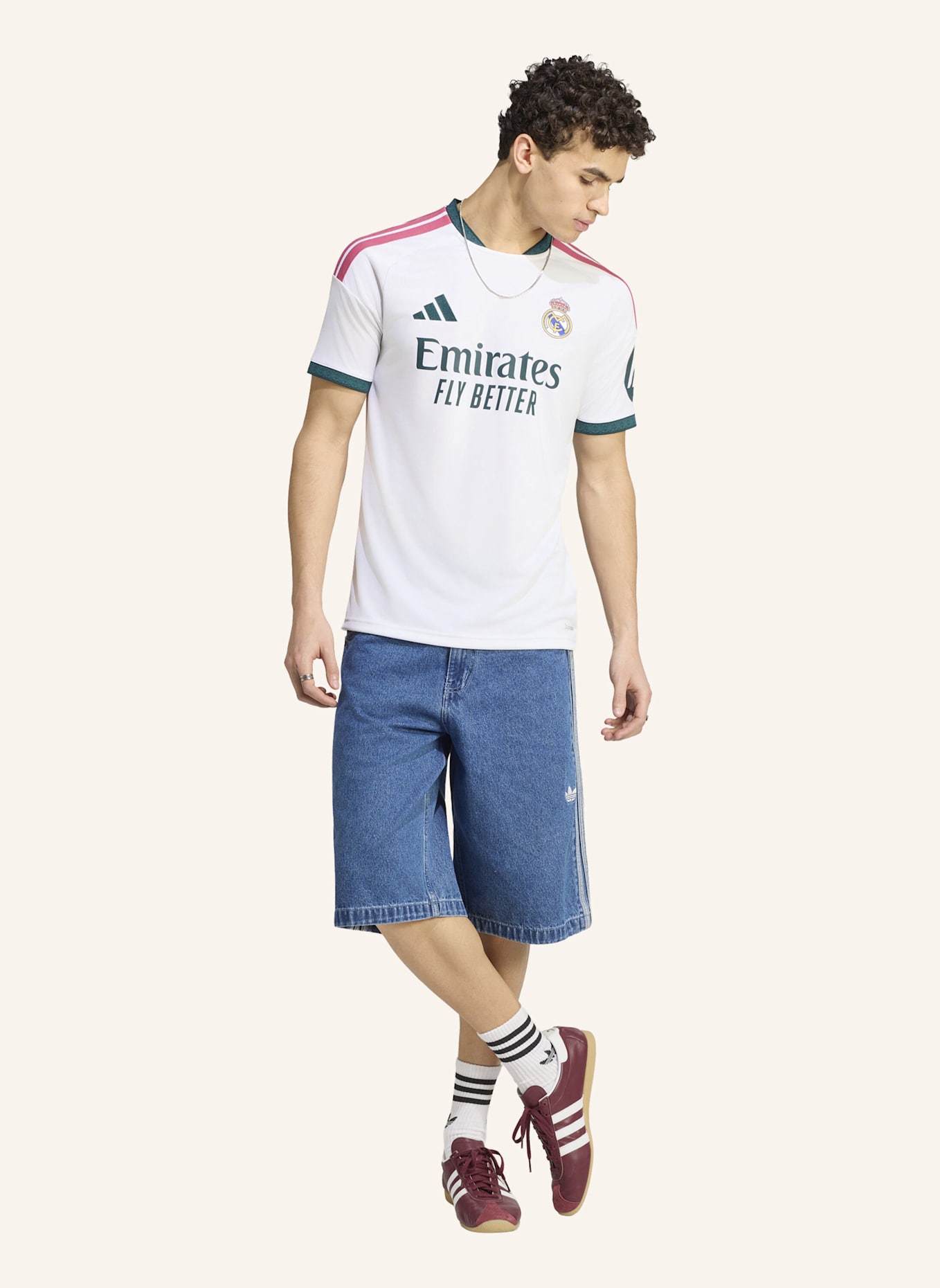adidas REAL MADRID 26/27 HEIMTRIKOT: WEISS