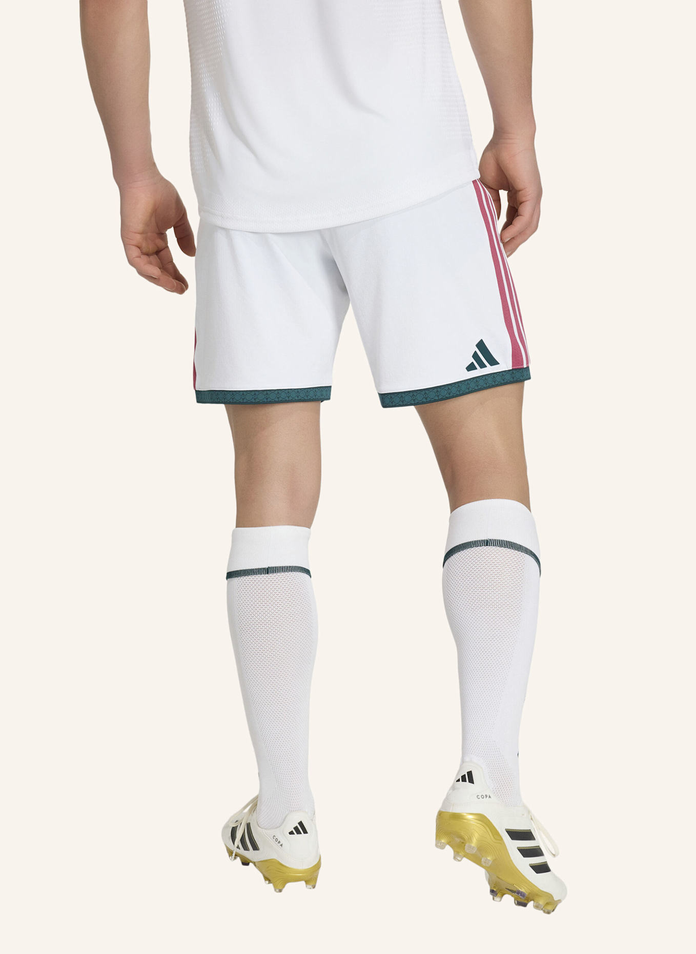 adidas REAL MADRID 26/27 HEIMSHORTS AUTHENTIC: WEISS