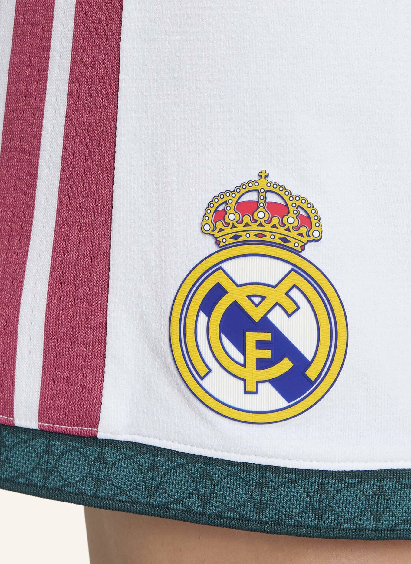 adidas REAL MADRID 26/27 HEIMSHORTS AUTHENTIC: WEISS