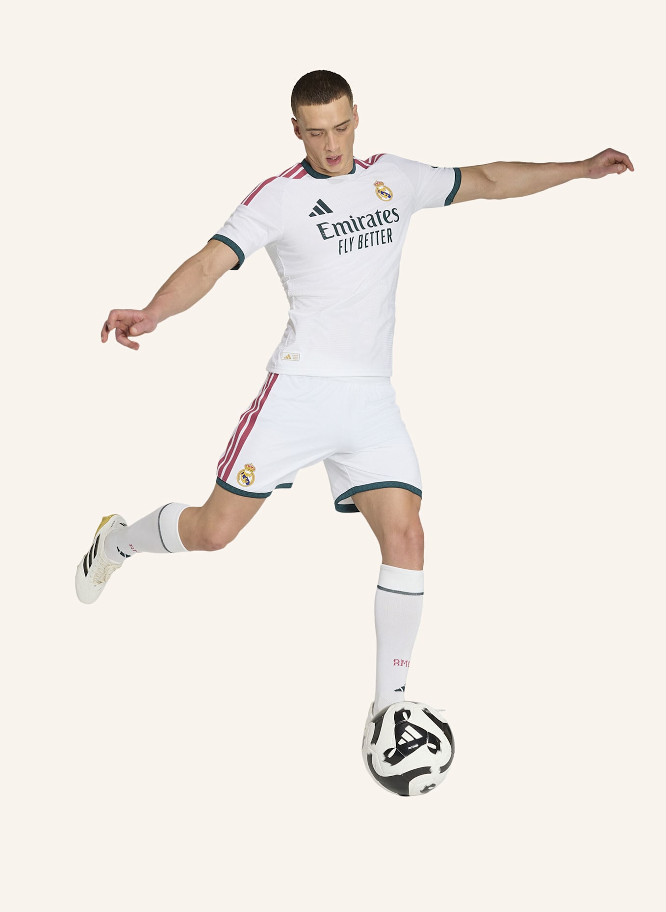 adidas REAL MADRID 26/27 AUTHENTIC HEIMTRIKOT: WEISS