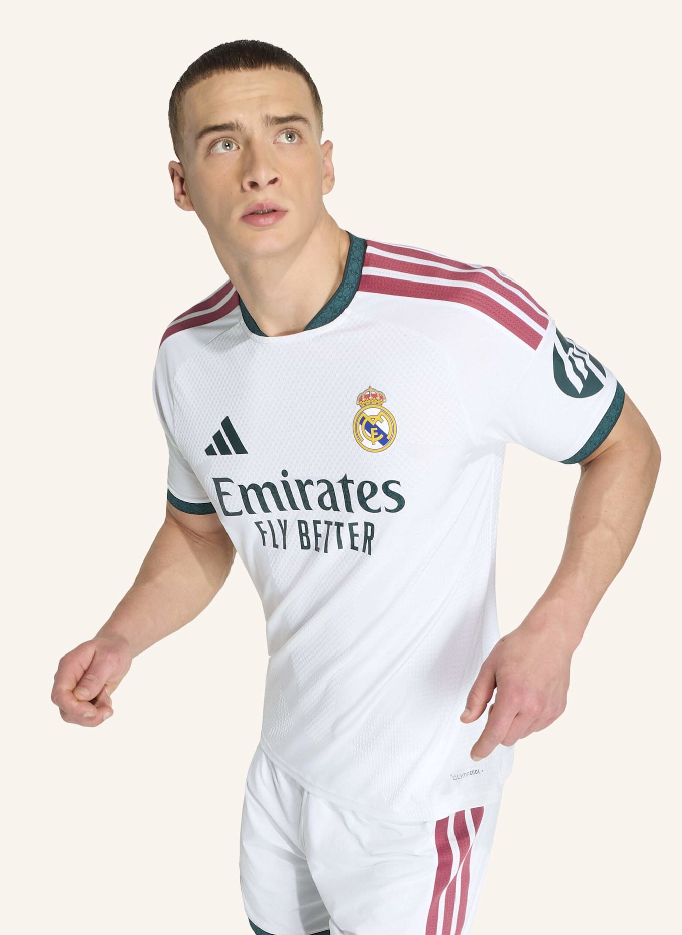 adidas REAL MADRID 26/27 AUTHENTIC HEIMTRIKOT: WEISS