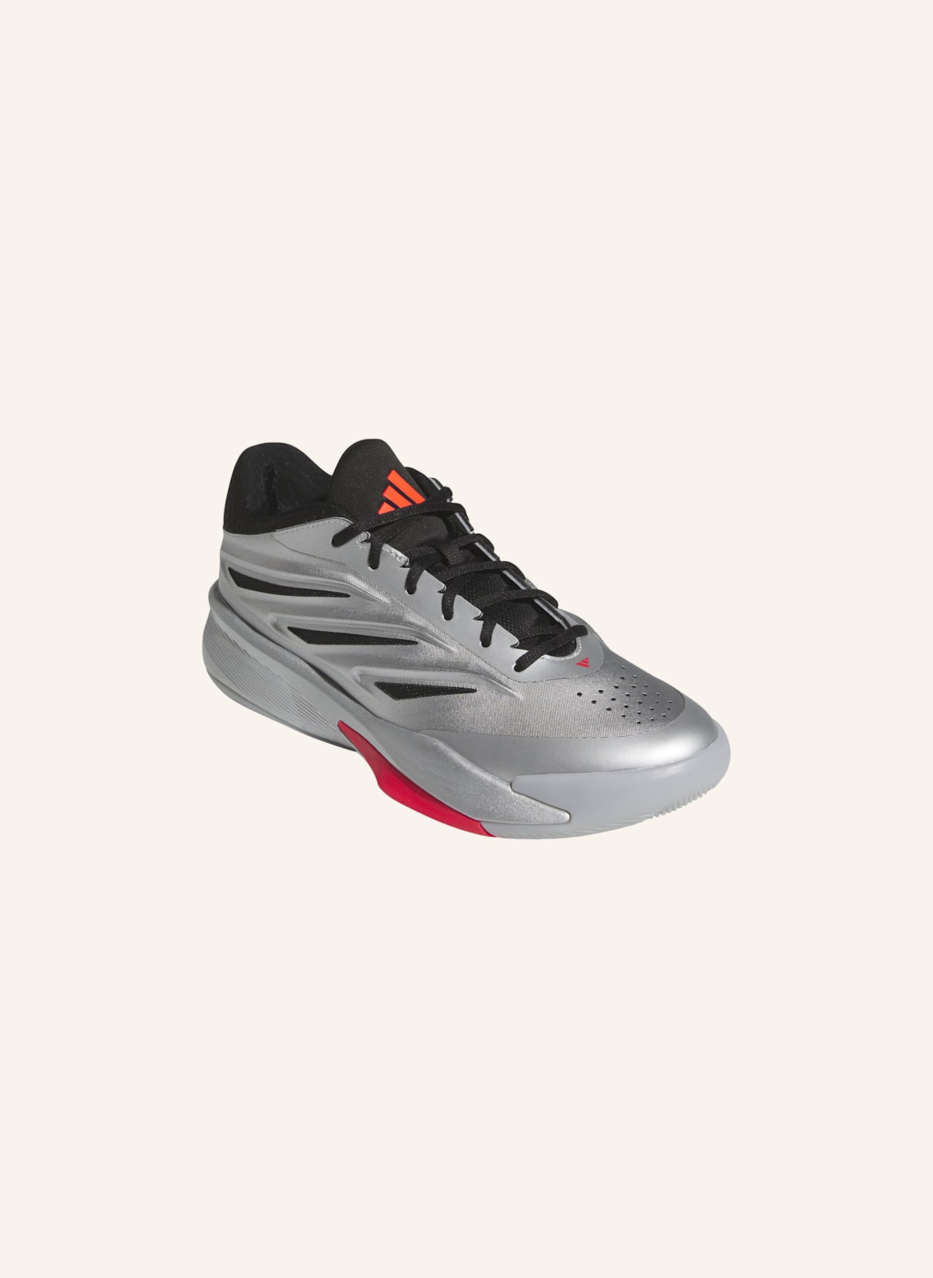adidas CRAZY ENERGY SCHUH: SILBER/ SCHWARZ/ ROT