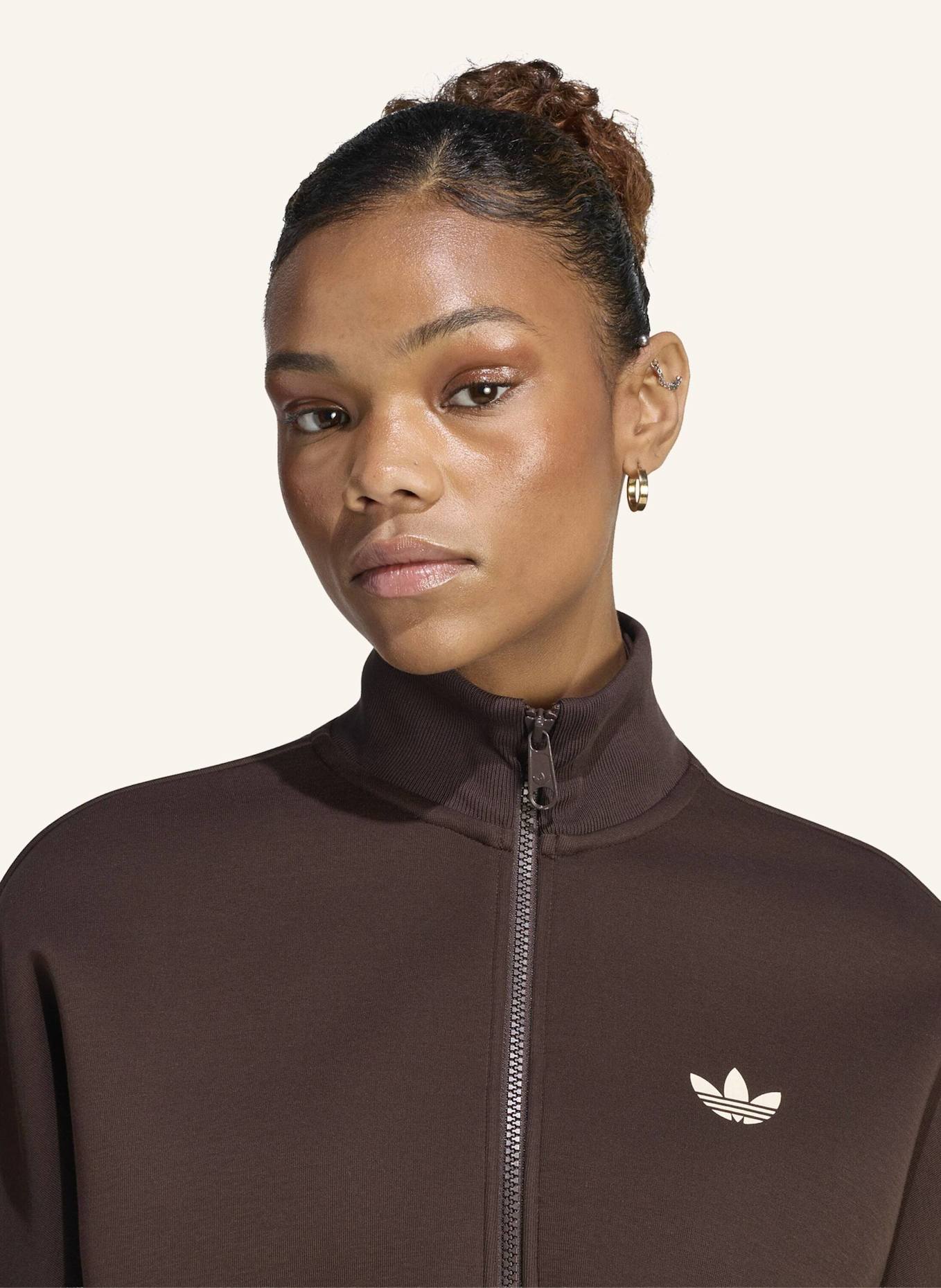 adidas Originals SPACER ORIGINALS JACKE: BRAUN/ WEISS