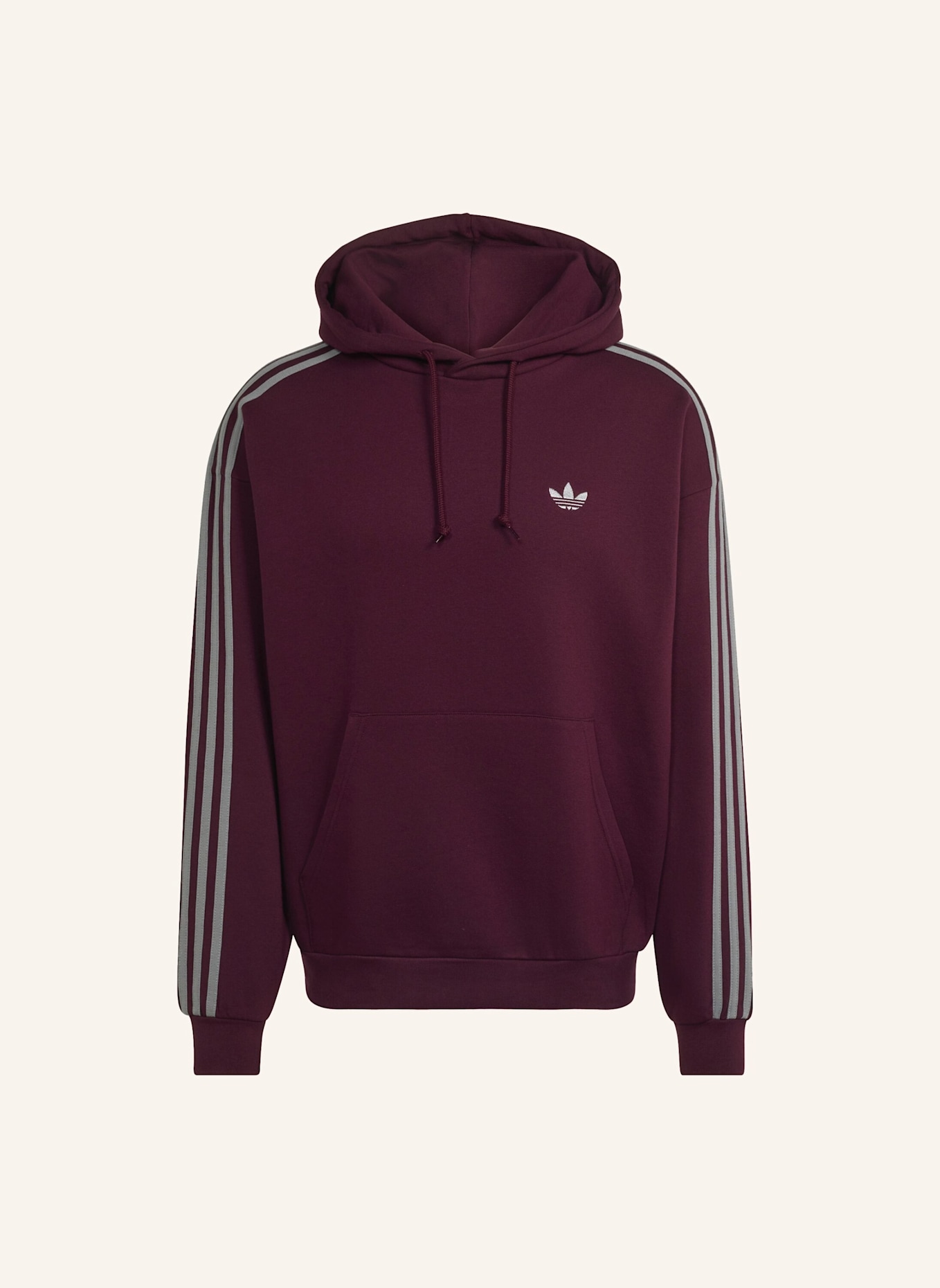 adidas Originals ADICOLOR CLASSICS 3-STREIFEN HOODIE: ROT