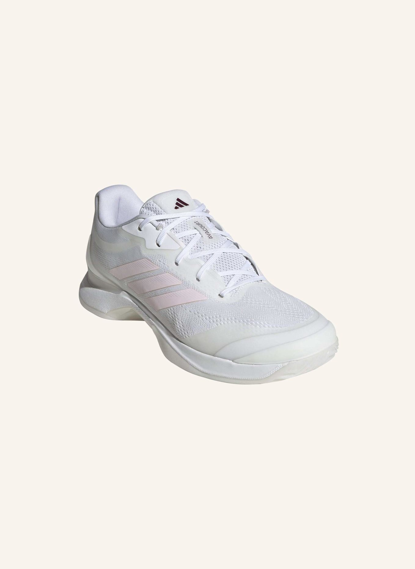 adidas AVACOURT 3 TENNISSCHUH: WEISS/ ROT