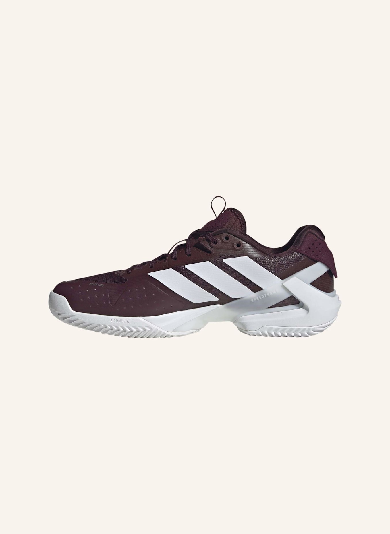 adidas Tennisschuhe ADIZERO UBERSONIC 5: SILBER/ SCHWARZ