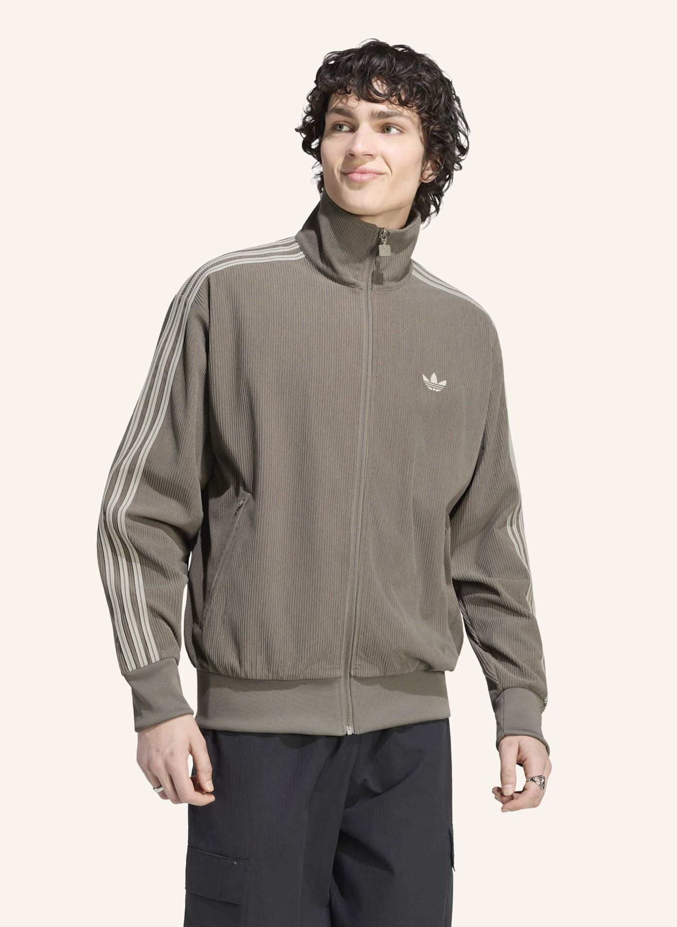 adidas Originals FIREBIRD CORDUROY ORIGINAL JACKE: BRAUN
