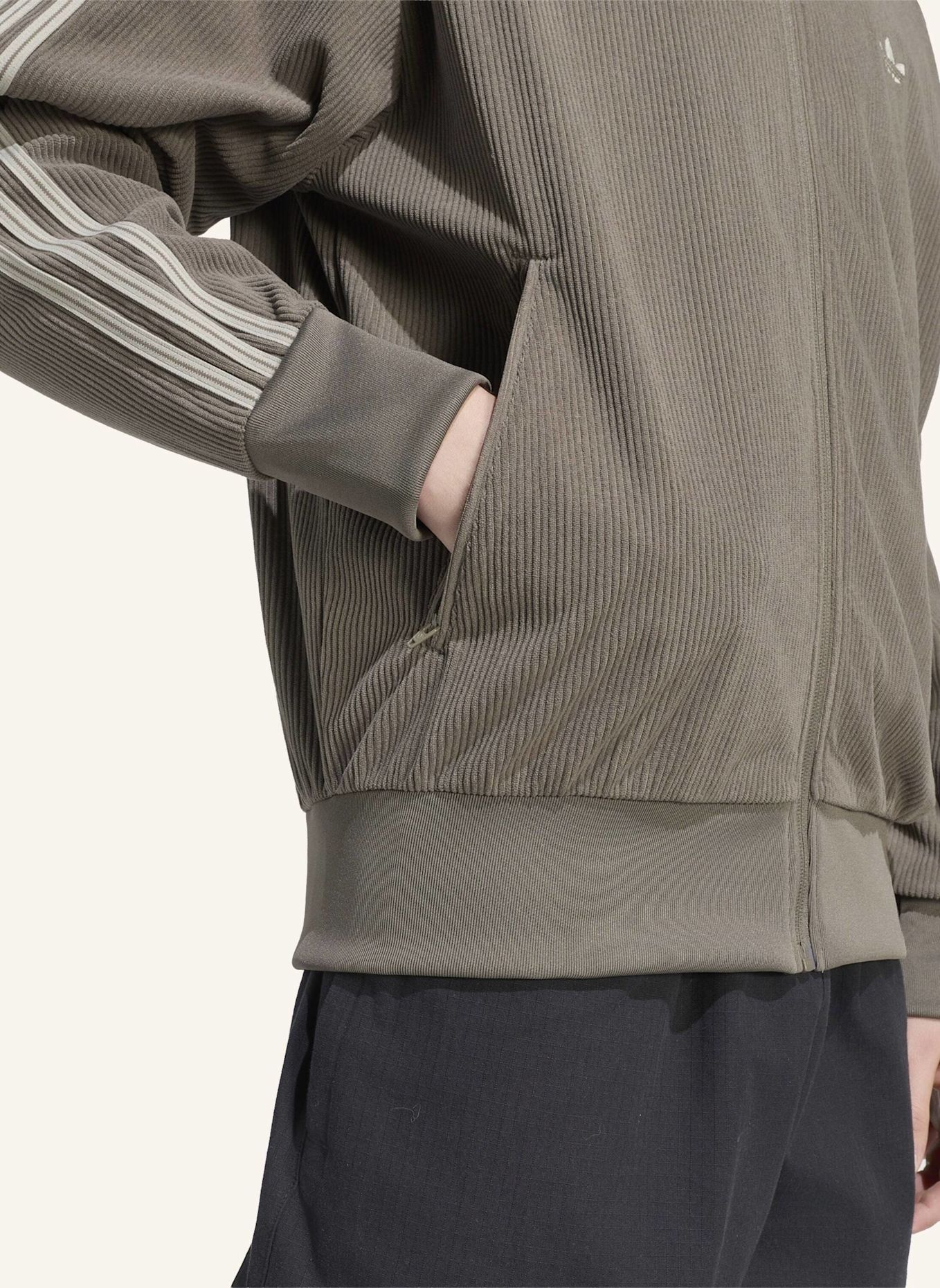 adidas Originals FIREBIRD CORDUROY ORIGINAL JACKE: BRAUN