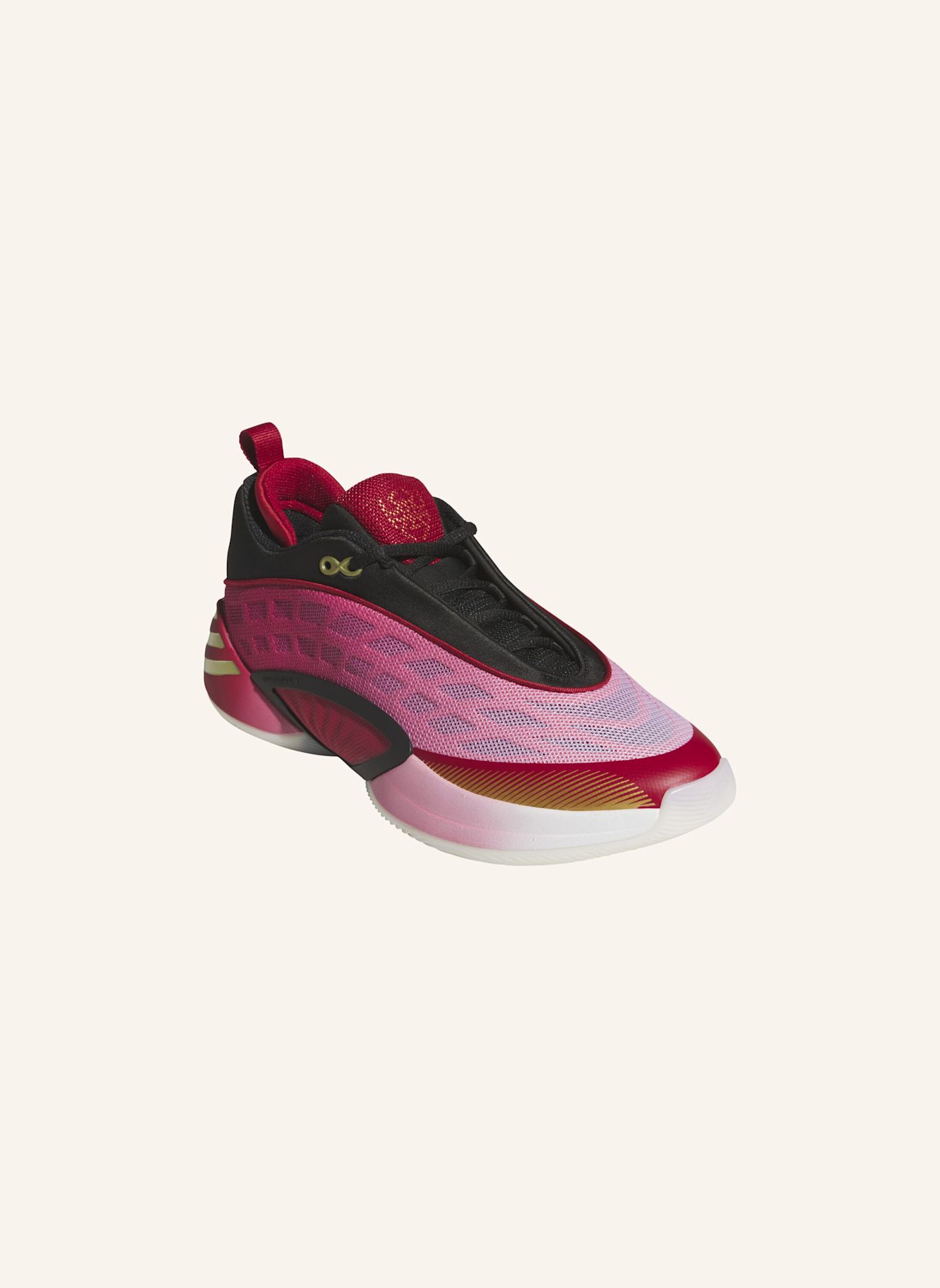 adidas D.O.N. ISSUE 8 SCHUH: WEISS / ROT / SCHWARZ
