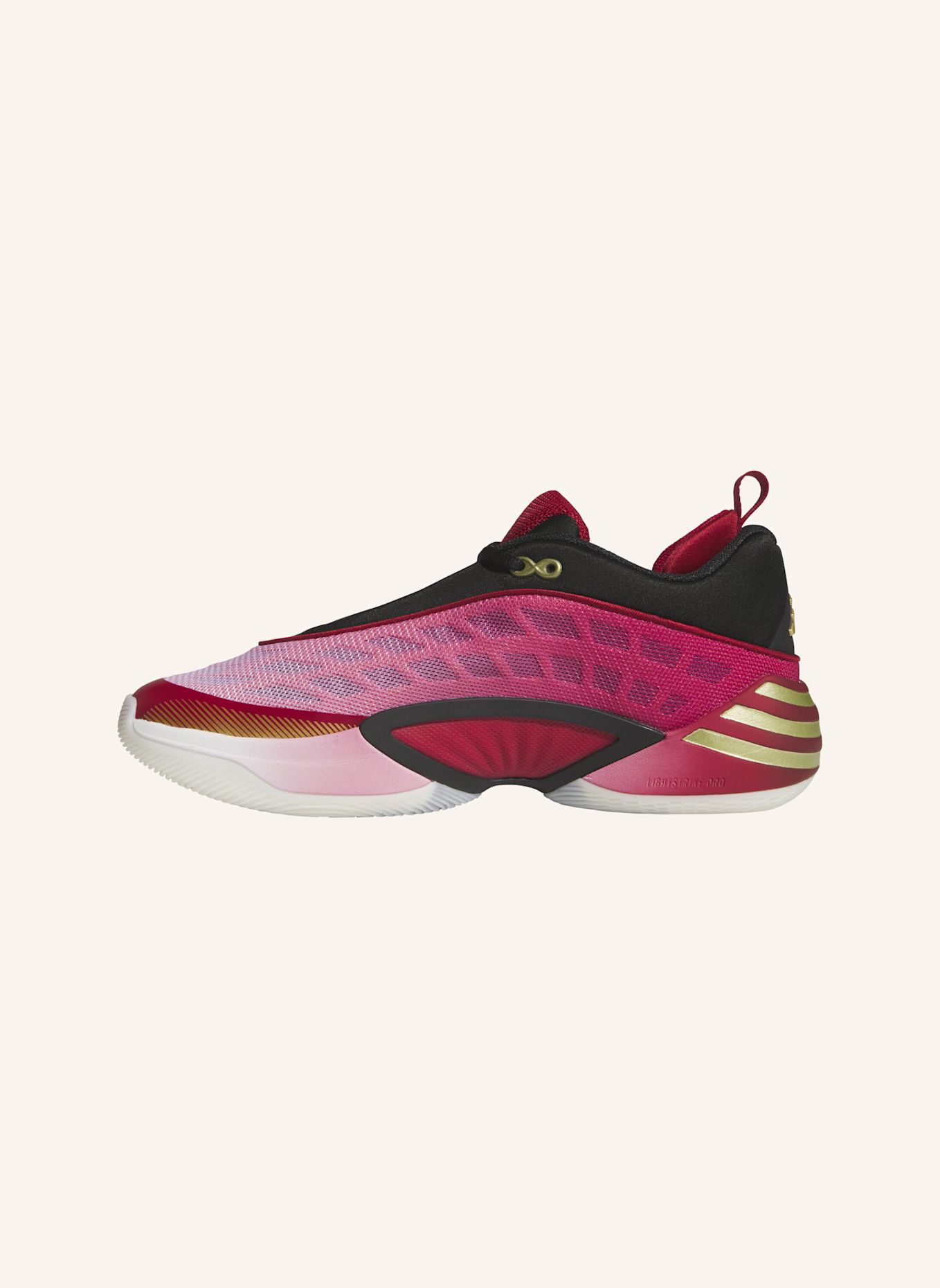 adidas D.O.N. ISSUE 8 SCHUH: WEISS / ROT / SCHWARZ