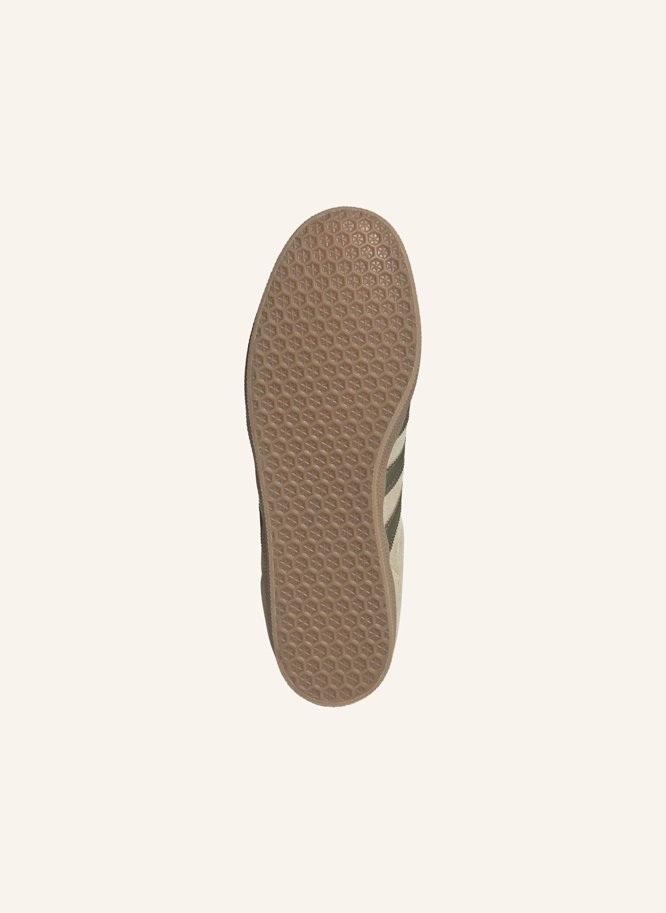 adidas Originals GAZELLE SCHUH: BEIGE/ GRÜN