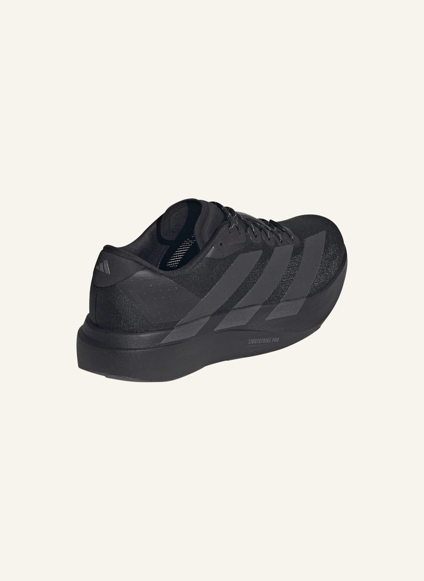 adidas ADIZERO EVO SL SCHUH: SCHWARZ/ GRAU/ WEISS
