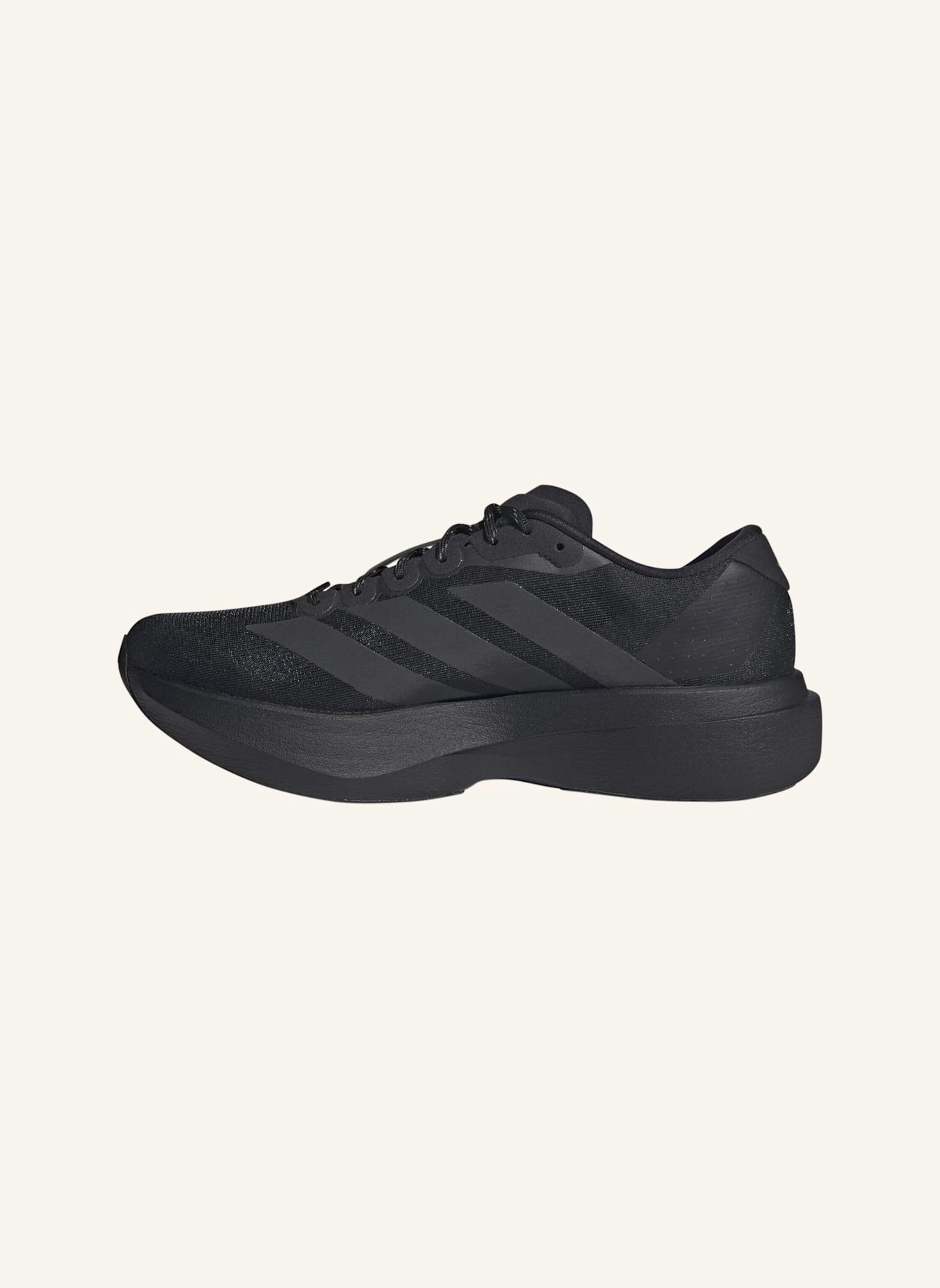 adidas ADIZERO EVO SL SCHUH: SCHWARZ/ GRAU/ WEISS