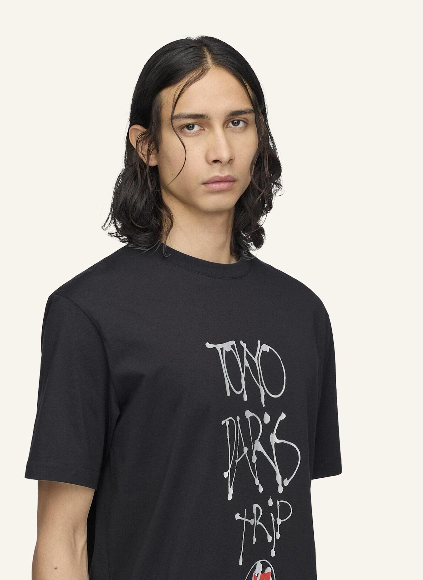 Y-3 Y-3 CHITO CITY GRAPHIC T-SHIRT, KURZÄRMELIG: SCHWARZ