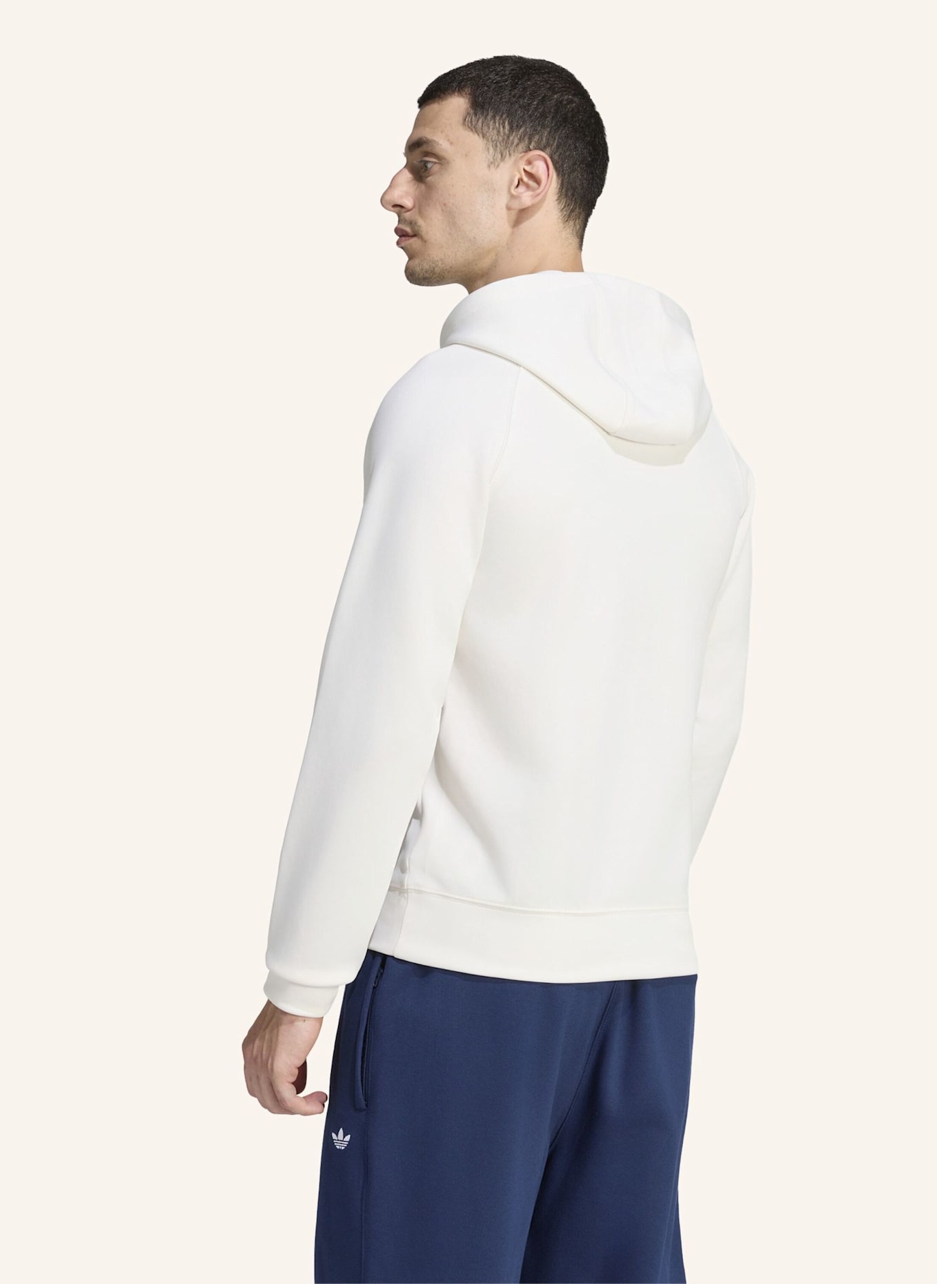adidas Originals TREFOIL ESSENTIALS SPACER HOODIE: WEISS