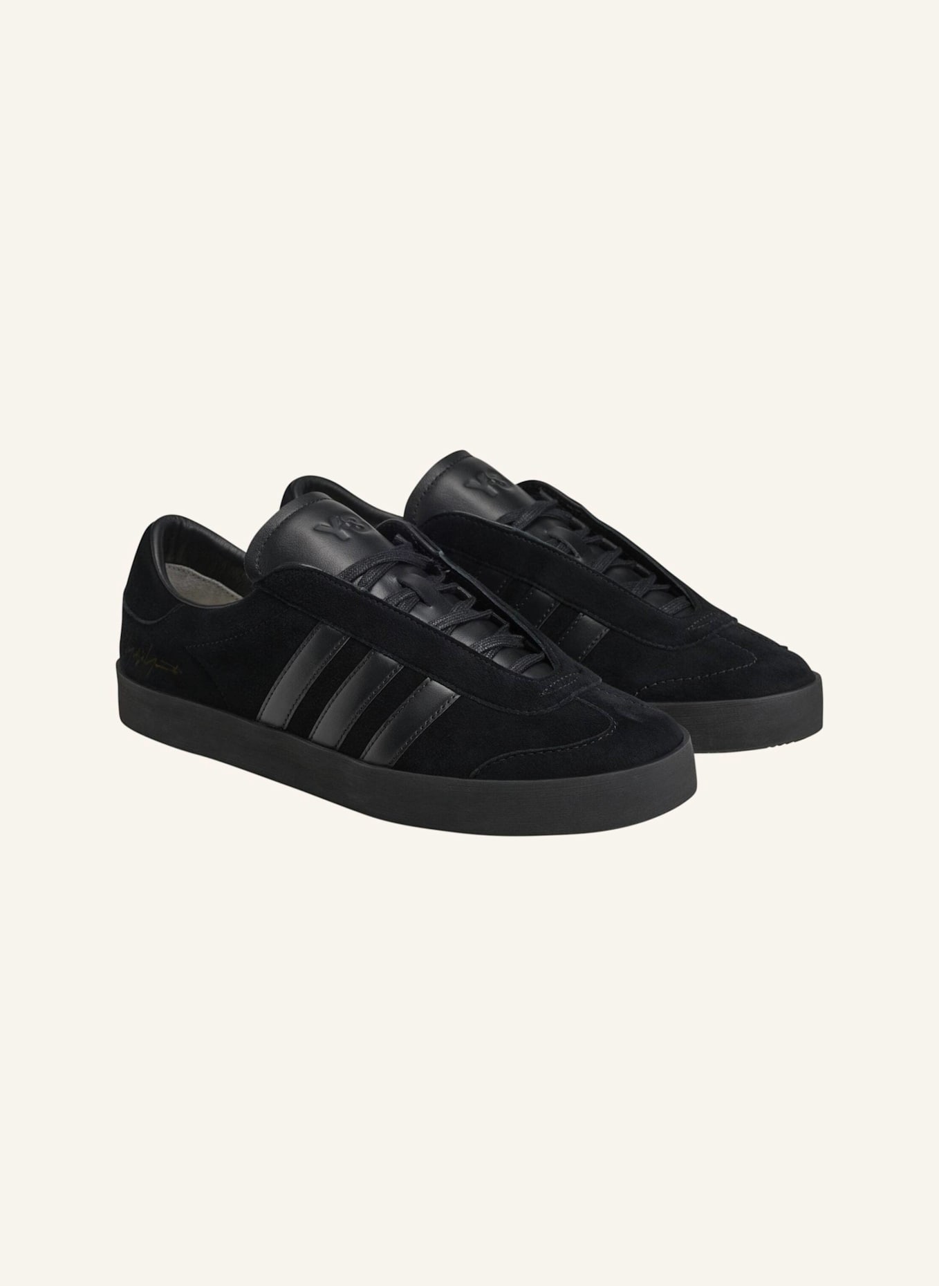 Y-3 Y-3 GAZELLE SCHUH: SCHWARZ