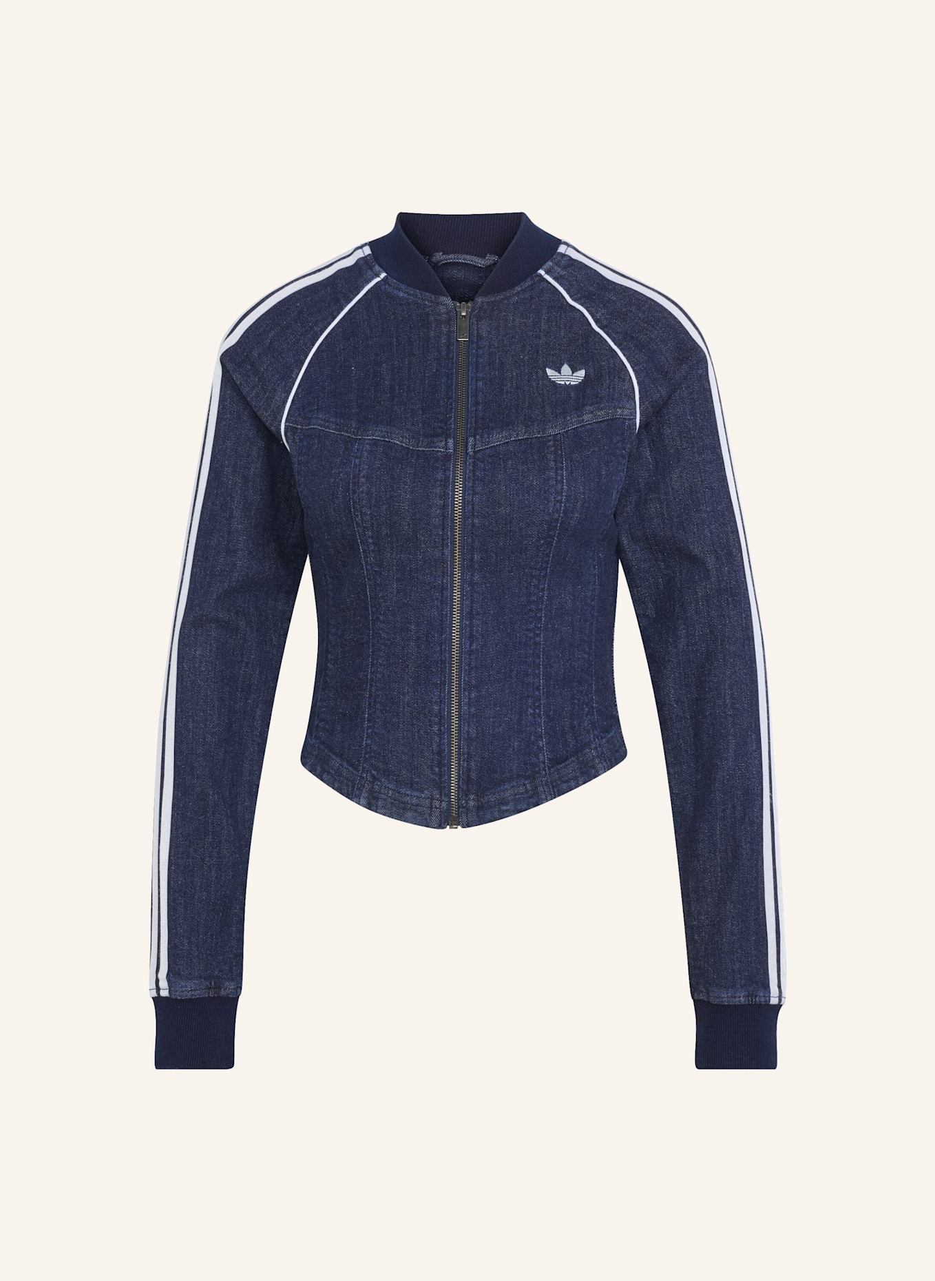 adidas Originals SUPERSTAR ORIGINALS JACKE, DENIM, KORSETT-STIL: BLAU