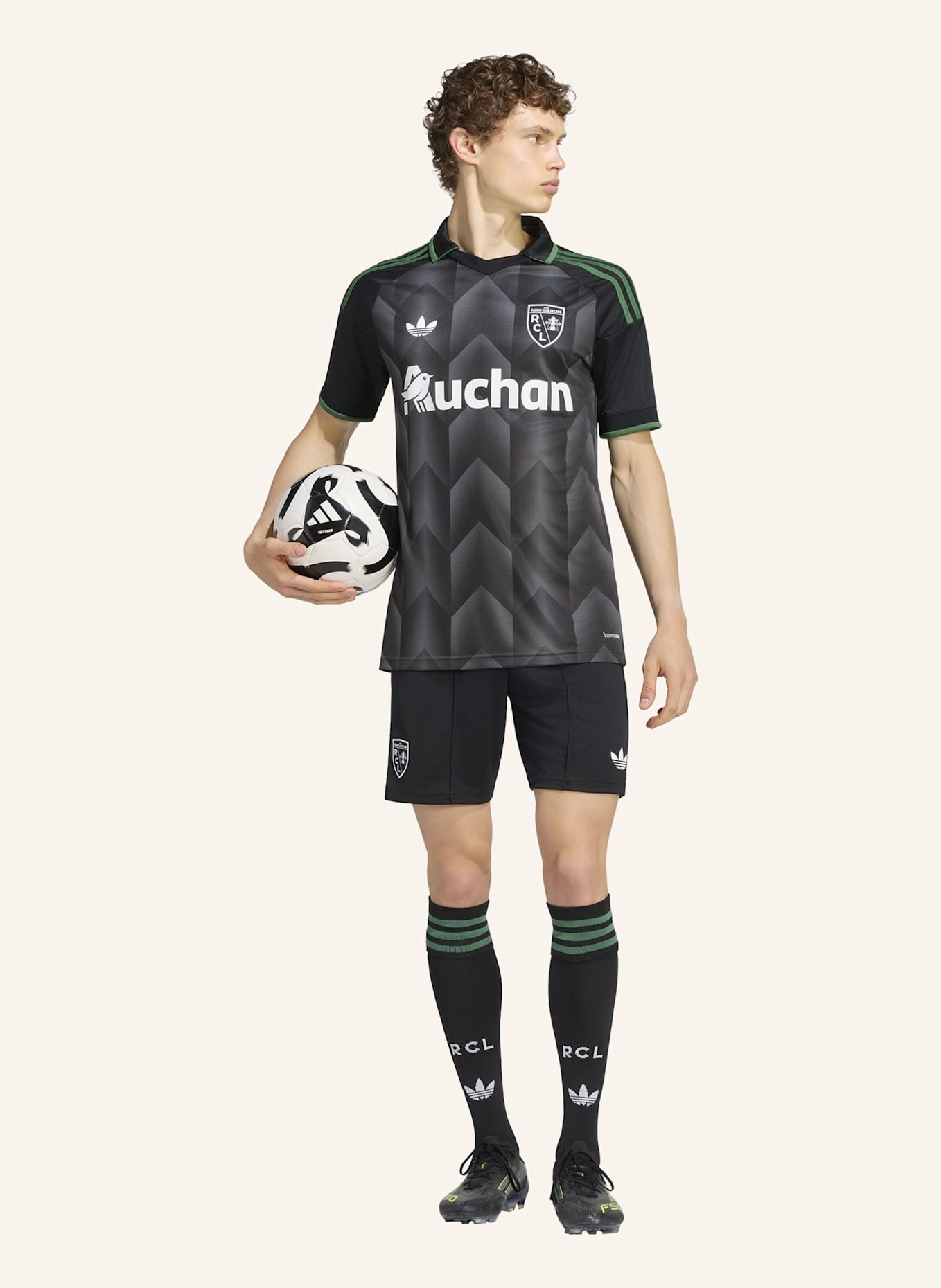 adidas RC LENS 26/27 AUSWÄRTSTRIKOT: GRAU