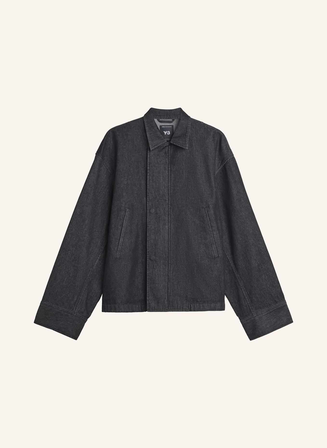 Y-3 Y-3 DENIM BLOUSONJACKE: SCHWARZ