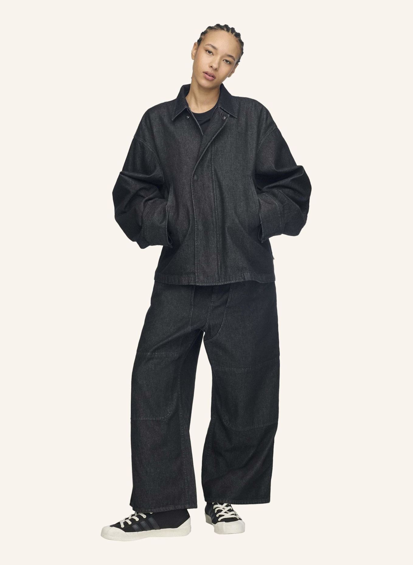 Y-3 Y-3 DENIM BLOUSONJACKE: SCHWARZ