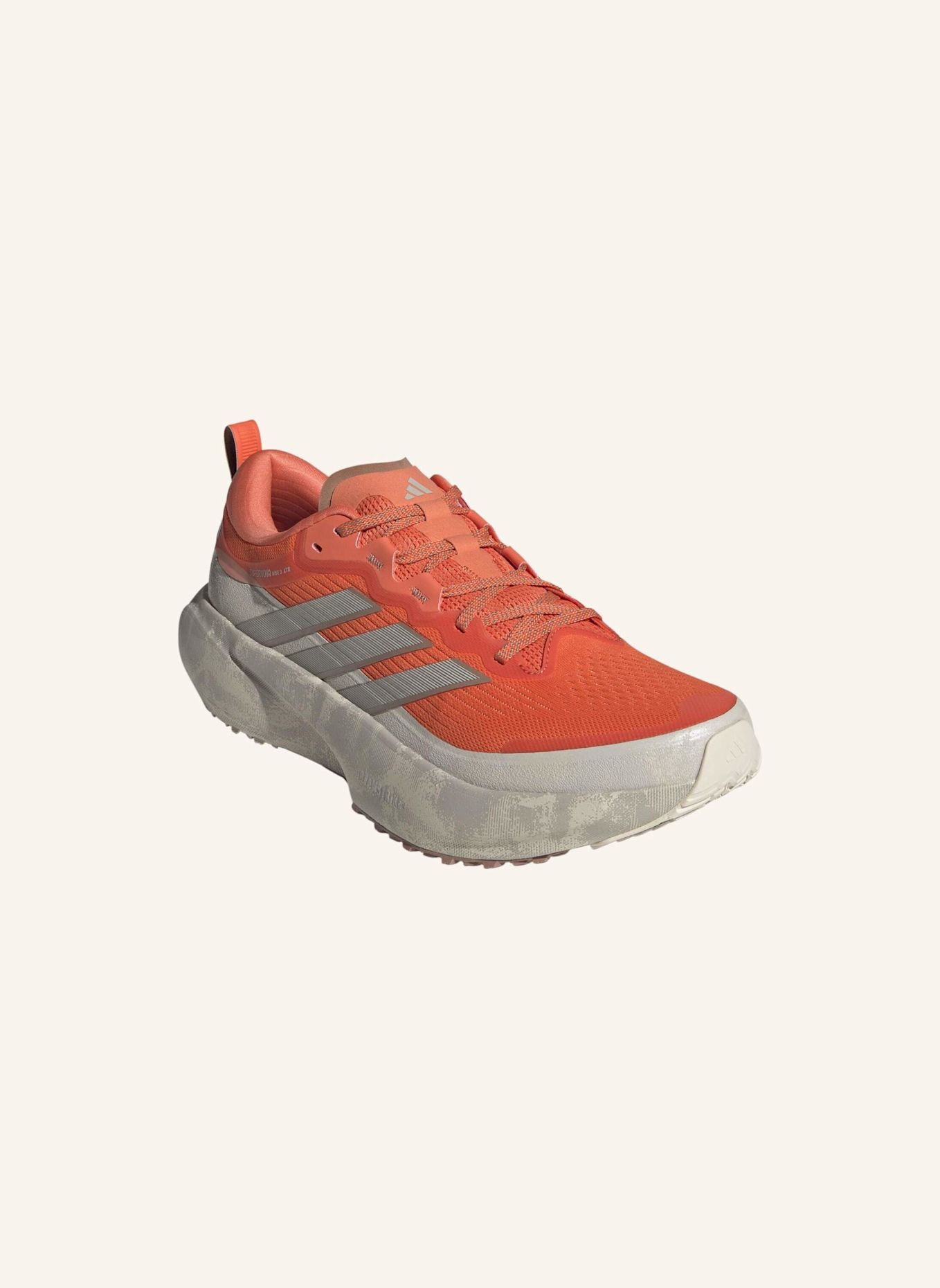 adidas SUPERNOVA RISE 3 ATR LAUFSCHUH: ORANGE / BEIGE / SCHWARZ