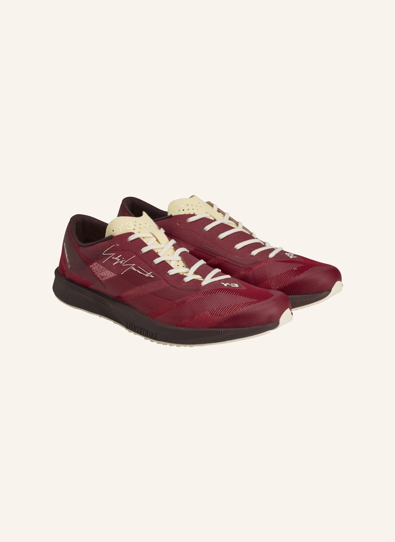 Y-3 Y-3 ADIZERO RC6 TURNSCHUH: ROT