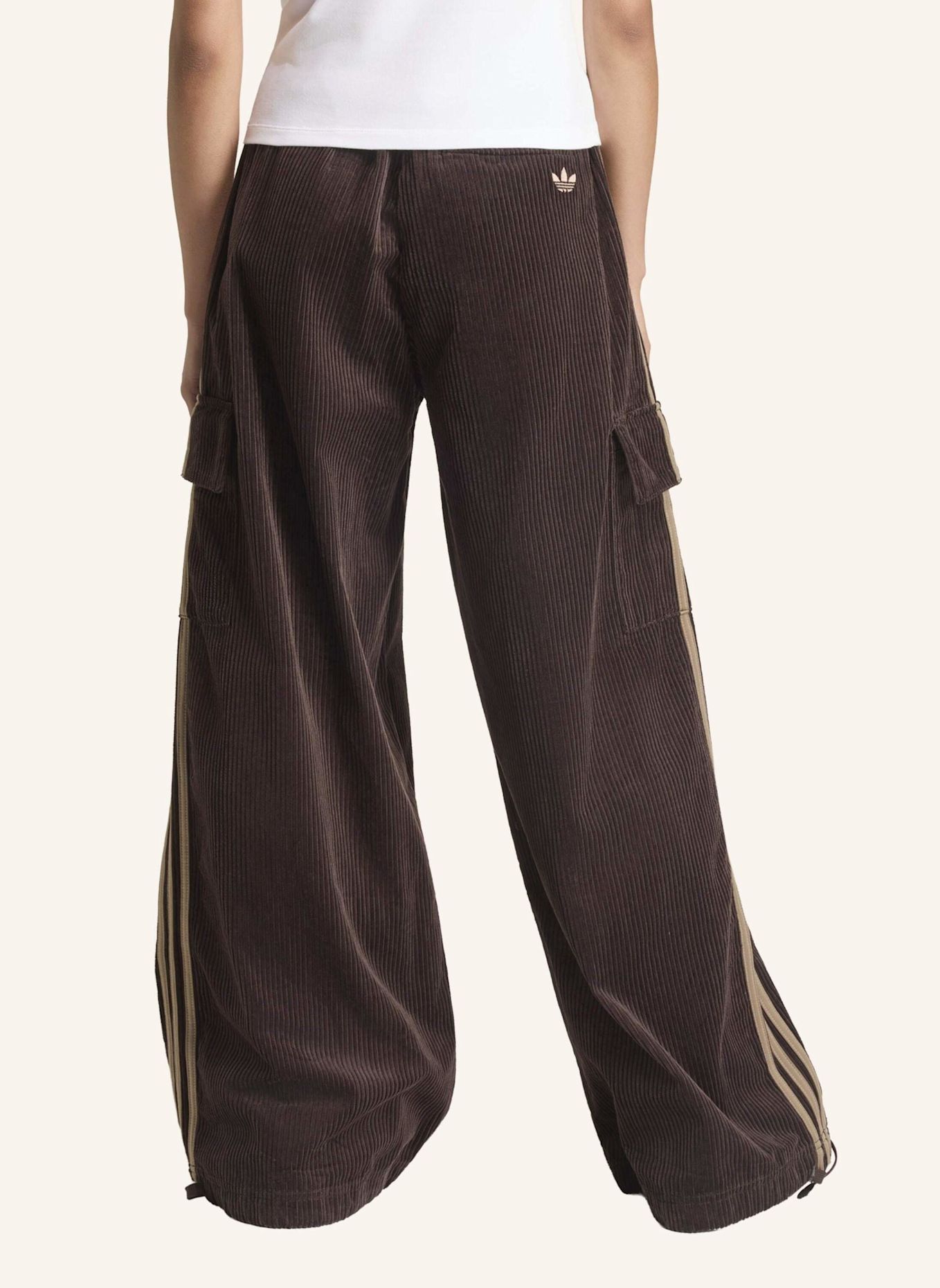 adidas Originals 3S CARGOHOSE, CORD: BRAUN