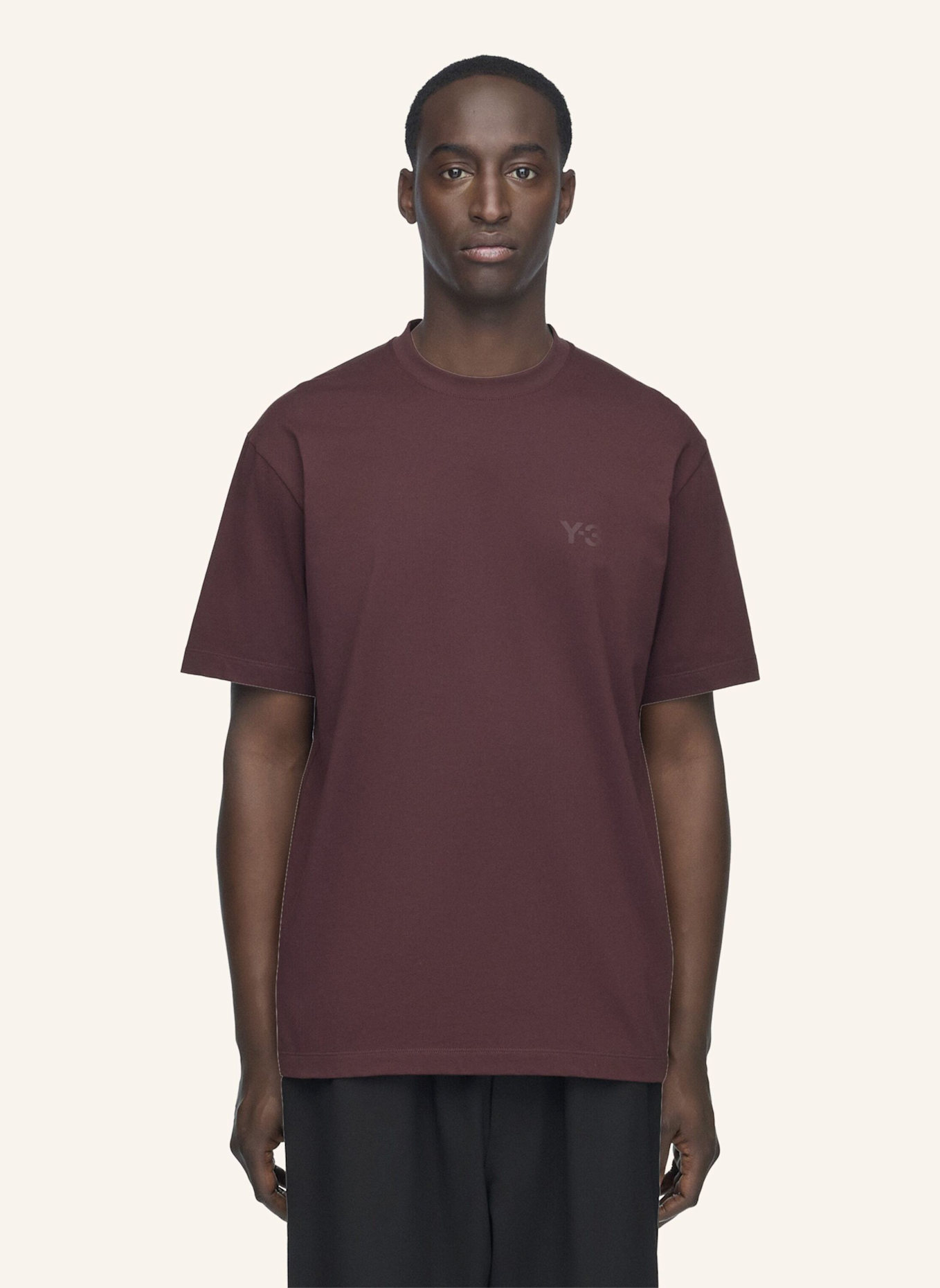 Y-3 Y-3 T-SHIRT, REGULÄR GESCHNITTEN: ROT