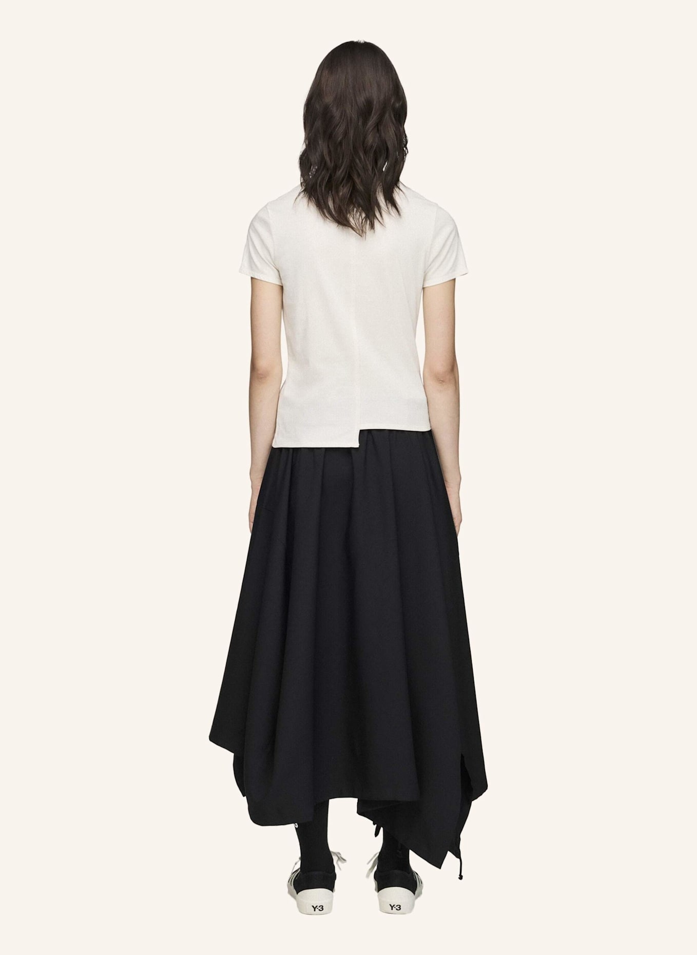 Y-3 Y-3 FITTED T-SHIRT: WEISS