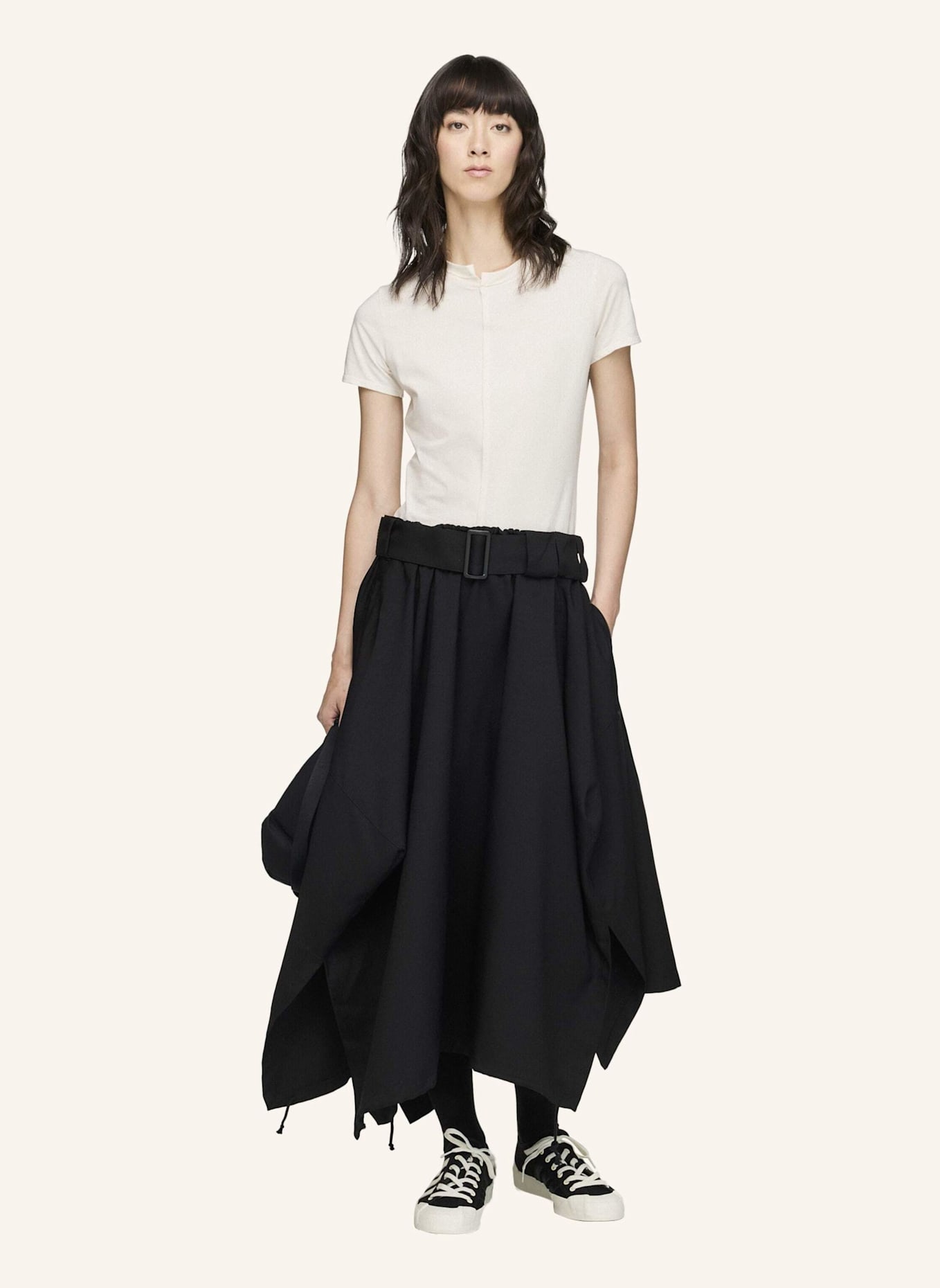 Y-3 Y-3 FITTED T-SHIRT: WEISS