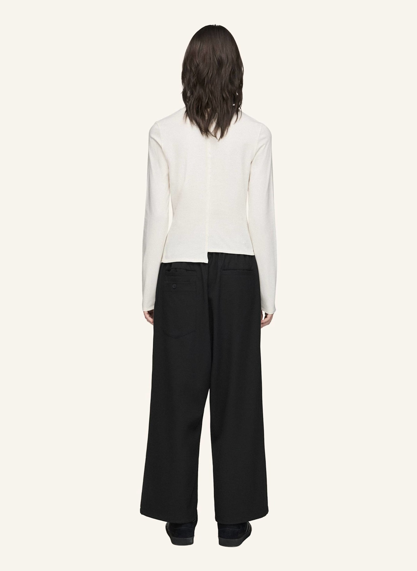 Y-3 Y-3 FITTED LONGSLEEVE: WEISS