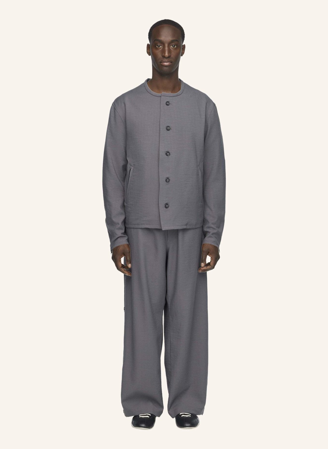 Y-3 Y-3 SPORT UNIFORM ADAPTIVE 3-STREIFEN HOSE: GRAU