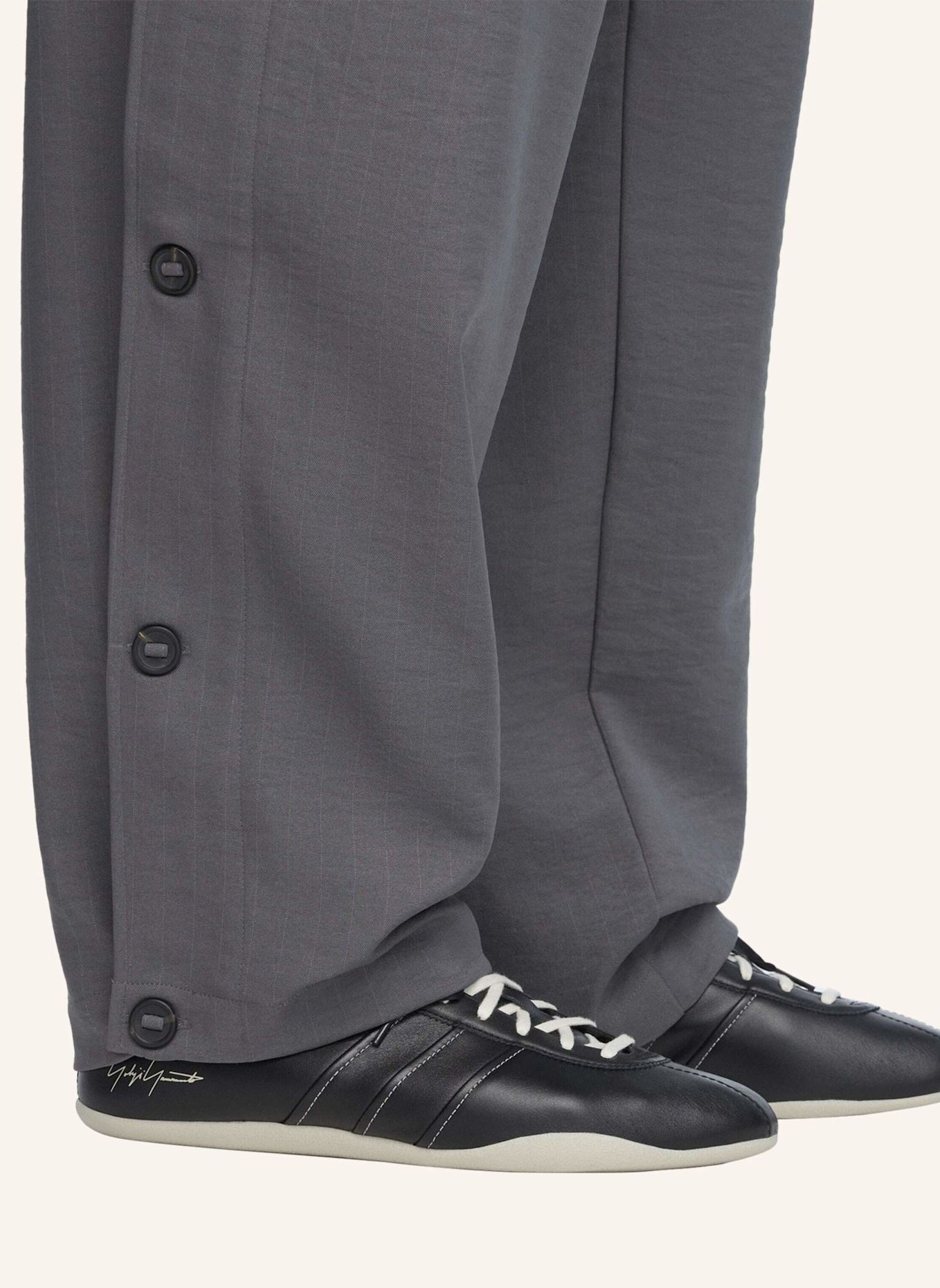 Y-3 Y-3 SPORT UNIFORM ADAPTIVE 3-STREIFEN HOSE: GRAU