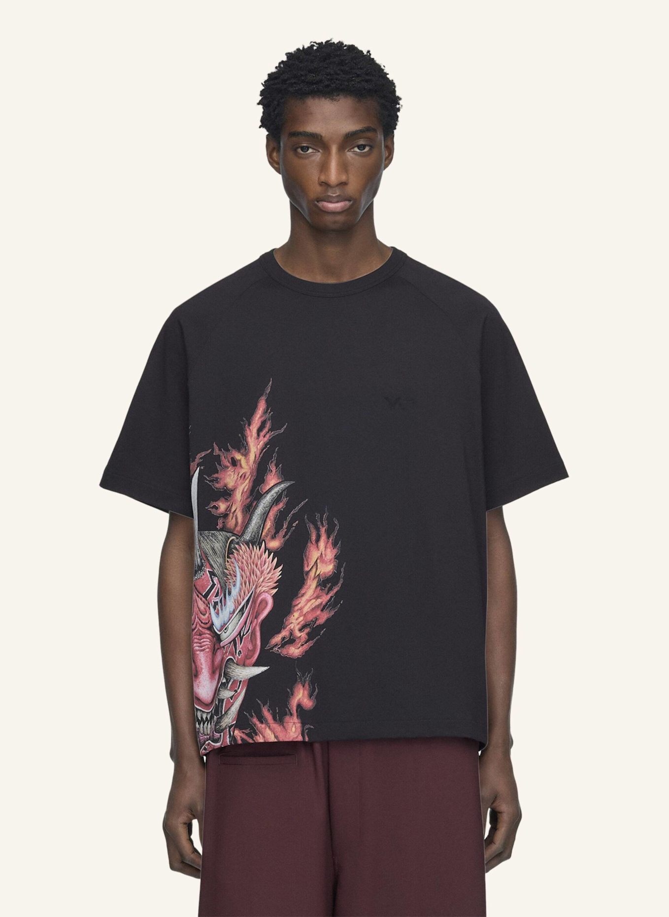 Y-3 Y-3 GRAPHIC SHORT SLEEVE T-SHIRT: SCHWARZ