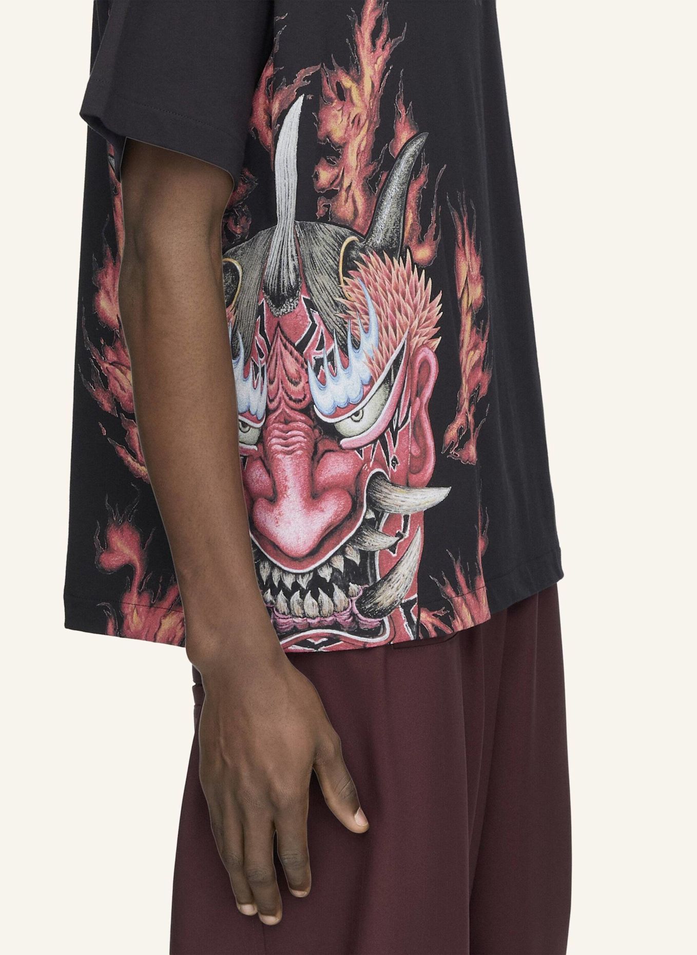 Y-3 Y-3 GRAPHIC SHORT SLEEVE T-SHIRT: SCHWARZ