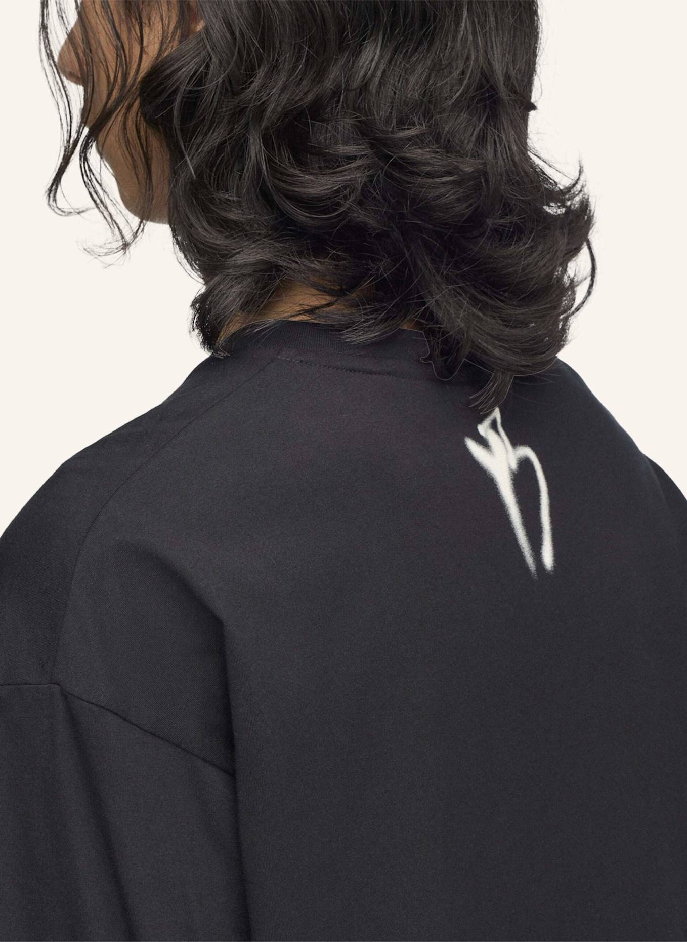 Y-3 Y-3 CHITO GRAPHIC T-SHIRT, KURZÄRMELIG: SCHWARZ