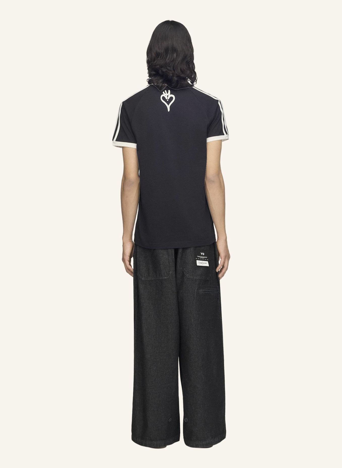 Y-3 Y-3 CHITO GRAPHIC CALI T-SHIRT: SCHWARZ